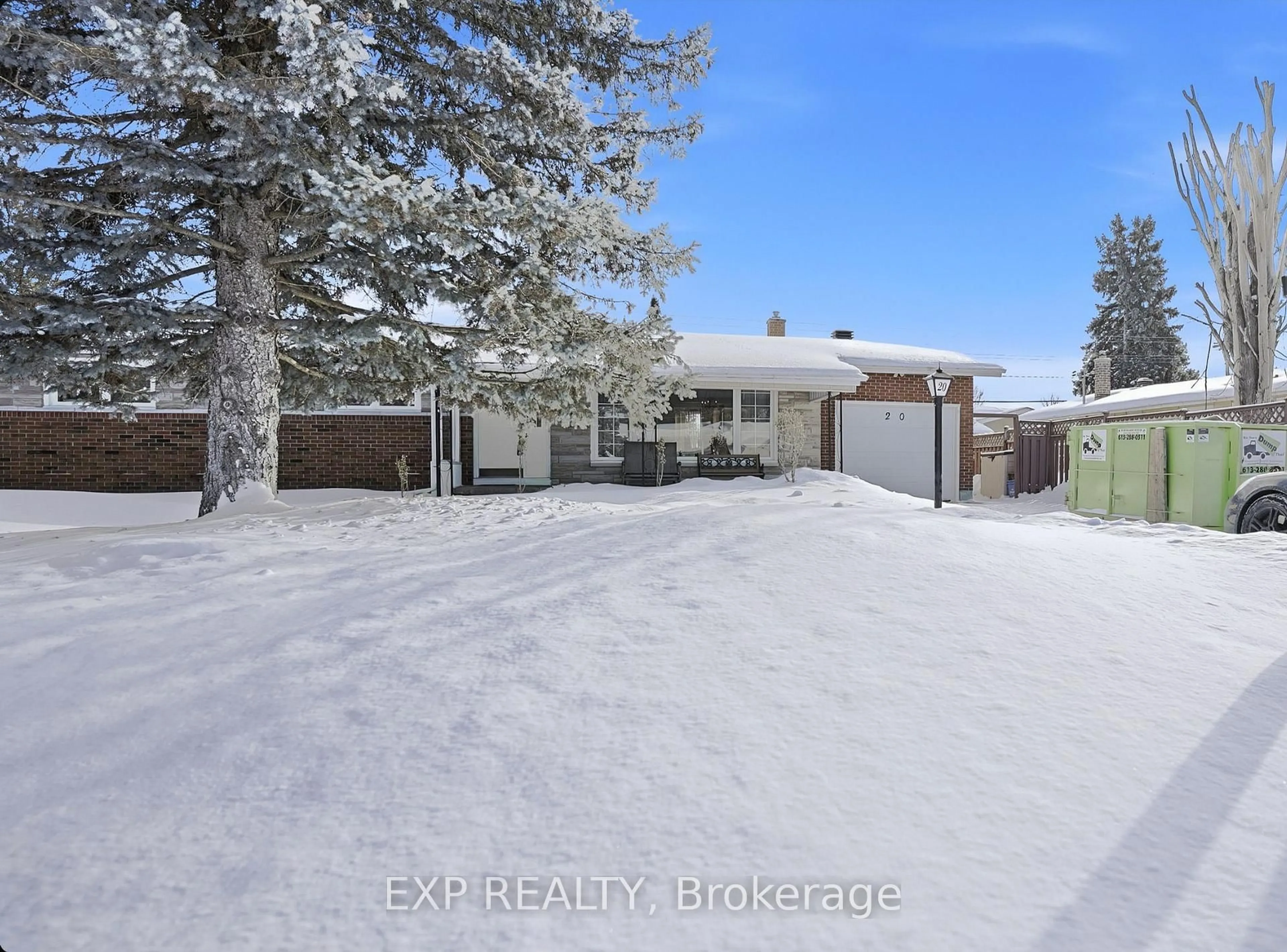 A pic from outside/outdoor area/front of a property/back of a property/a pic from drone, street for 20 Wallford Way, Ottawa Ontario K2E 6B4