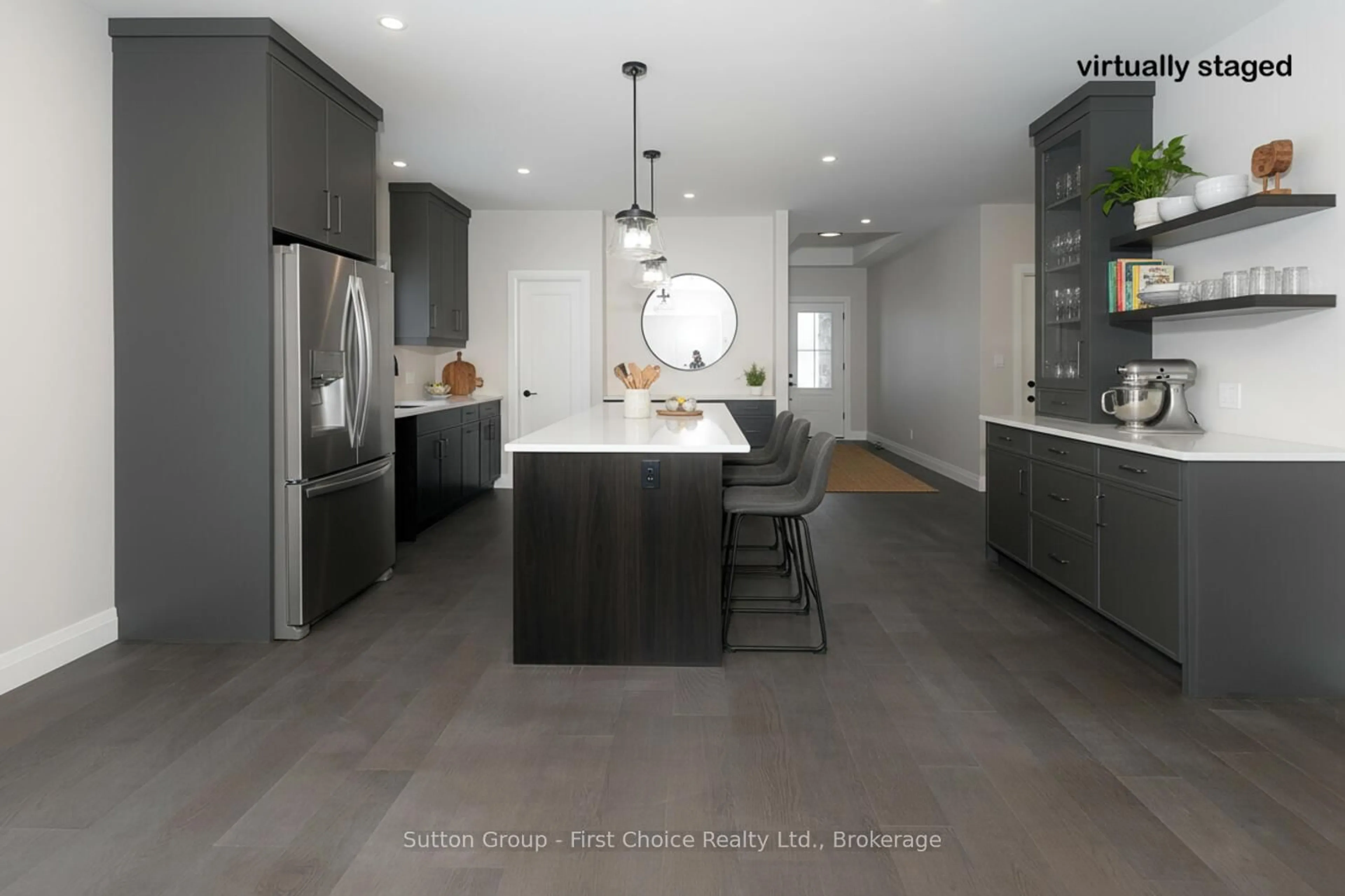 Open concept kitchen, ceramic/tile floor for 19 Kastner St, Stratford Ontario N5A 6S6