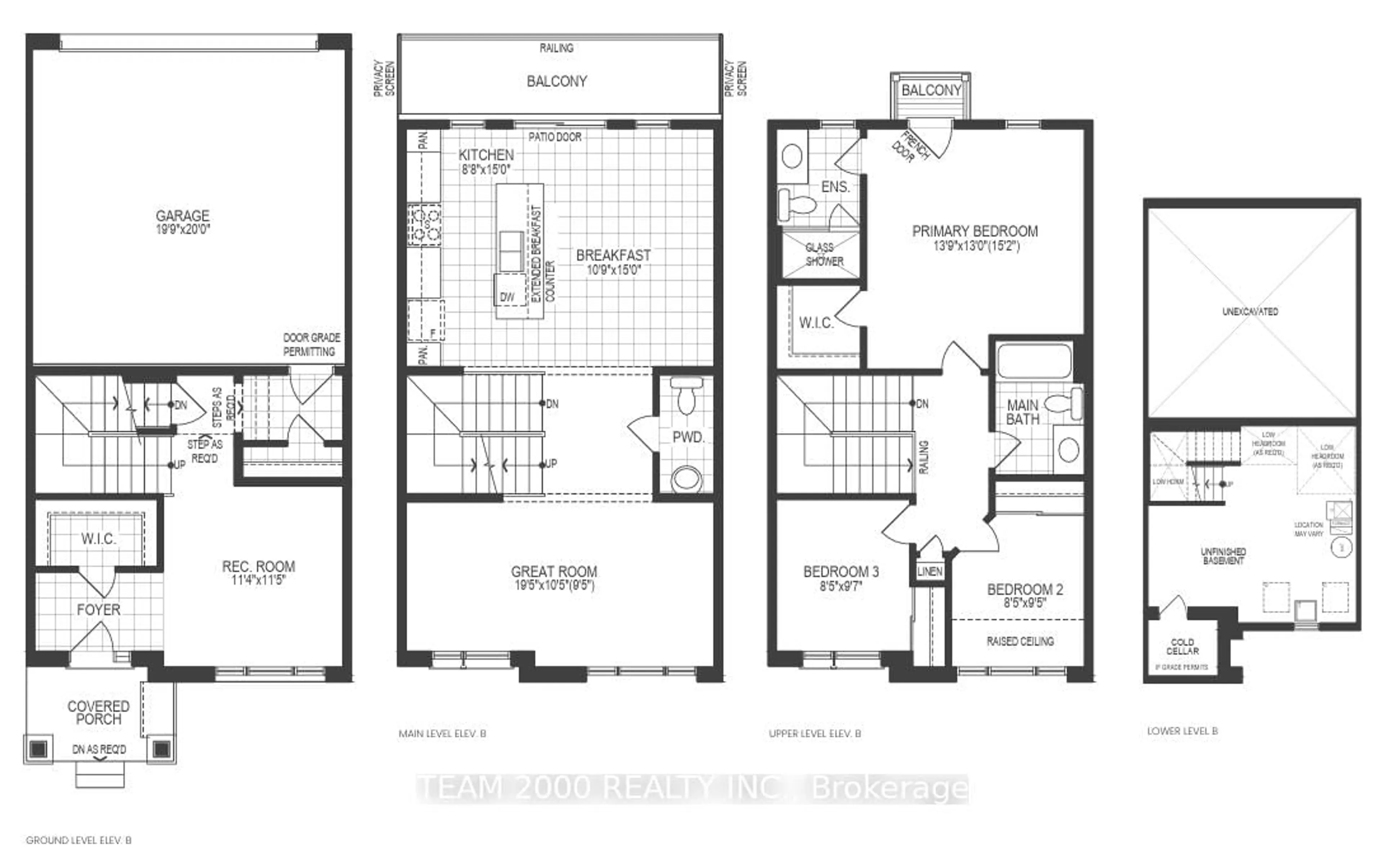 Floor plan for 474 Provident Way #45, Hamilton Ontario L0R 1W0