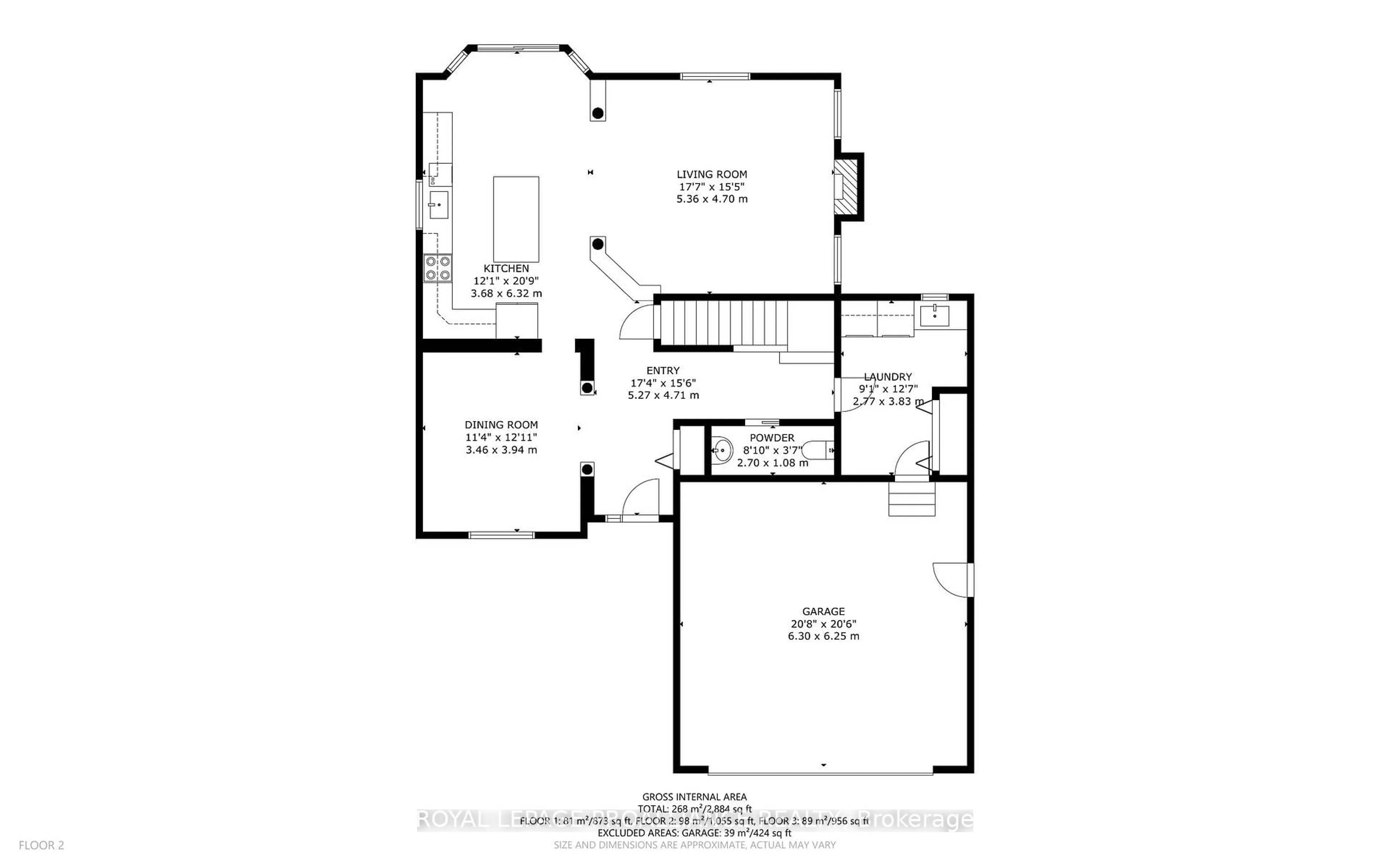 Floor plan for 1009 Crestwood Dr, Brockville Ontario K6V 7N1