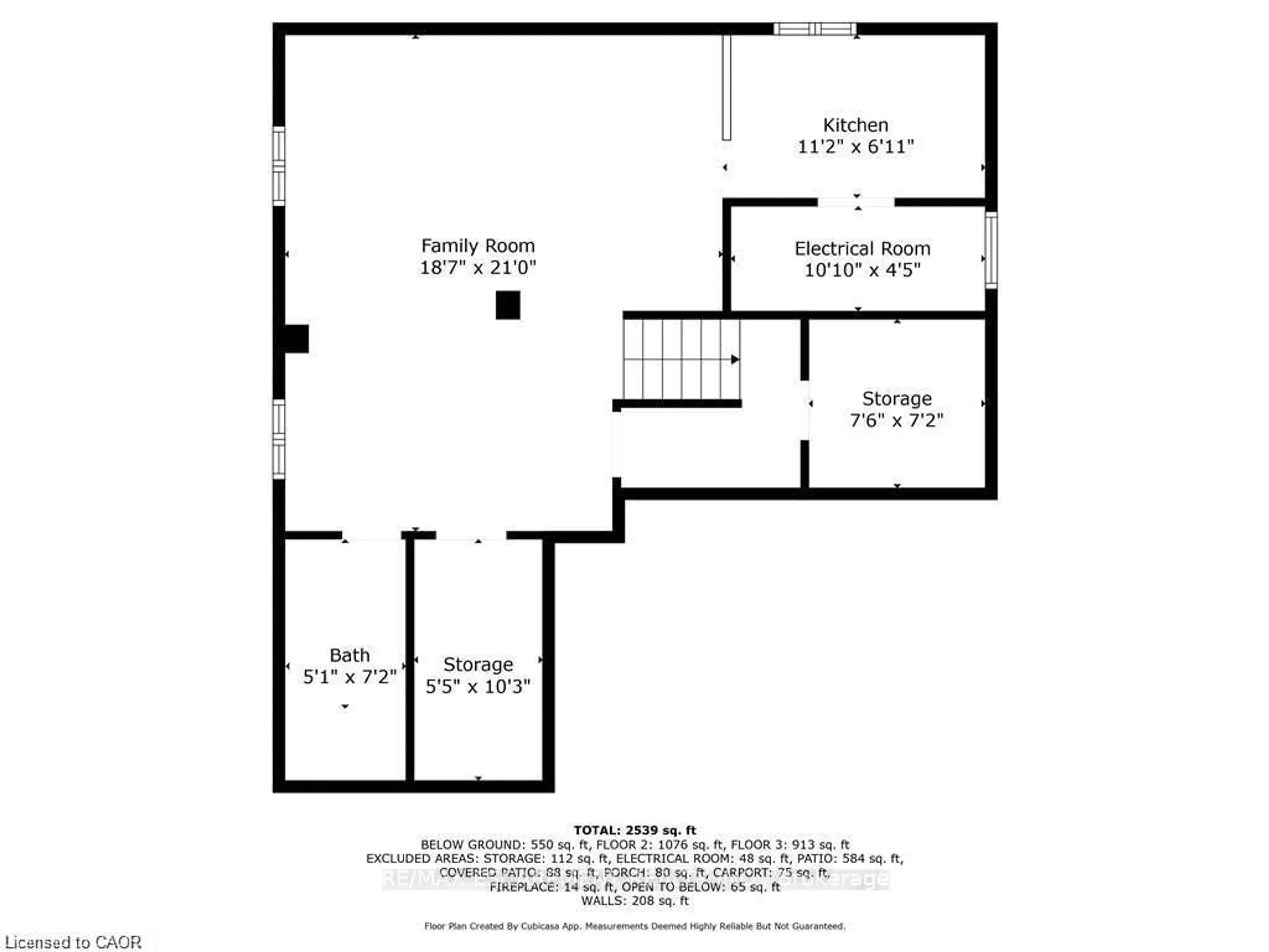 Floor plan for 39 Wilbur Dr, Hamilton Ontario L0R 1C0