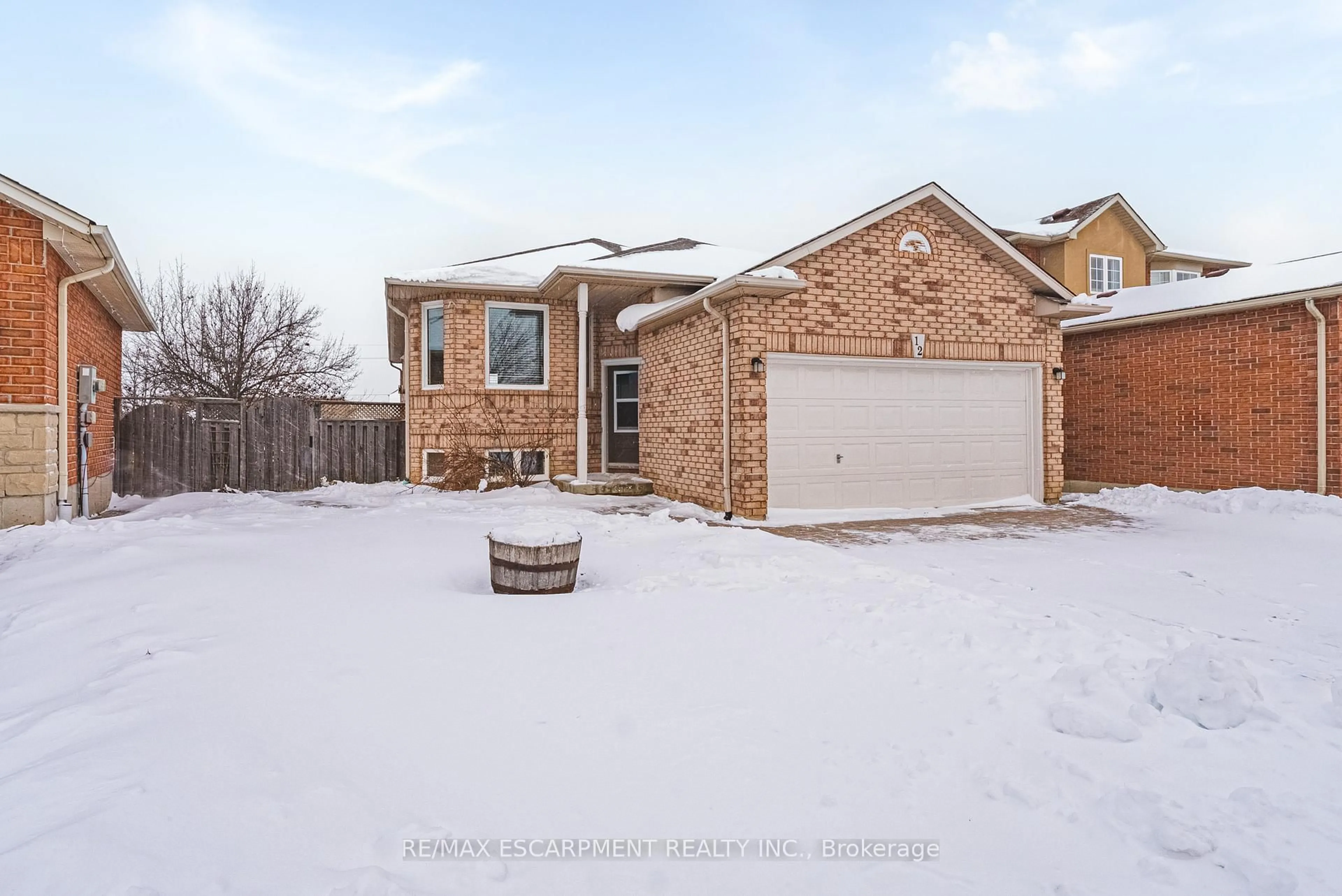 Home with brick exterior material, street for 12 Shadetree Cres, Hamilton Ontario L8J 3X2