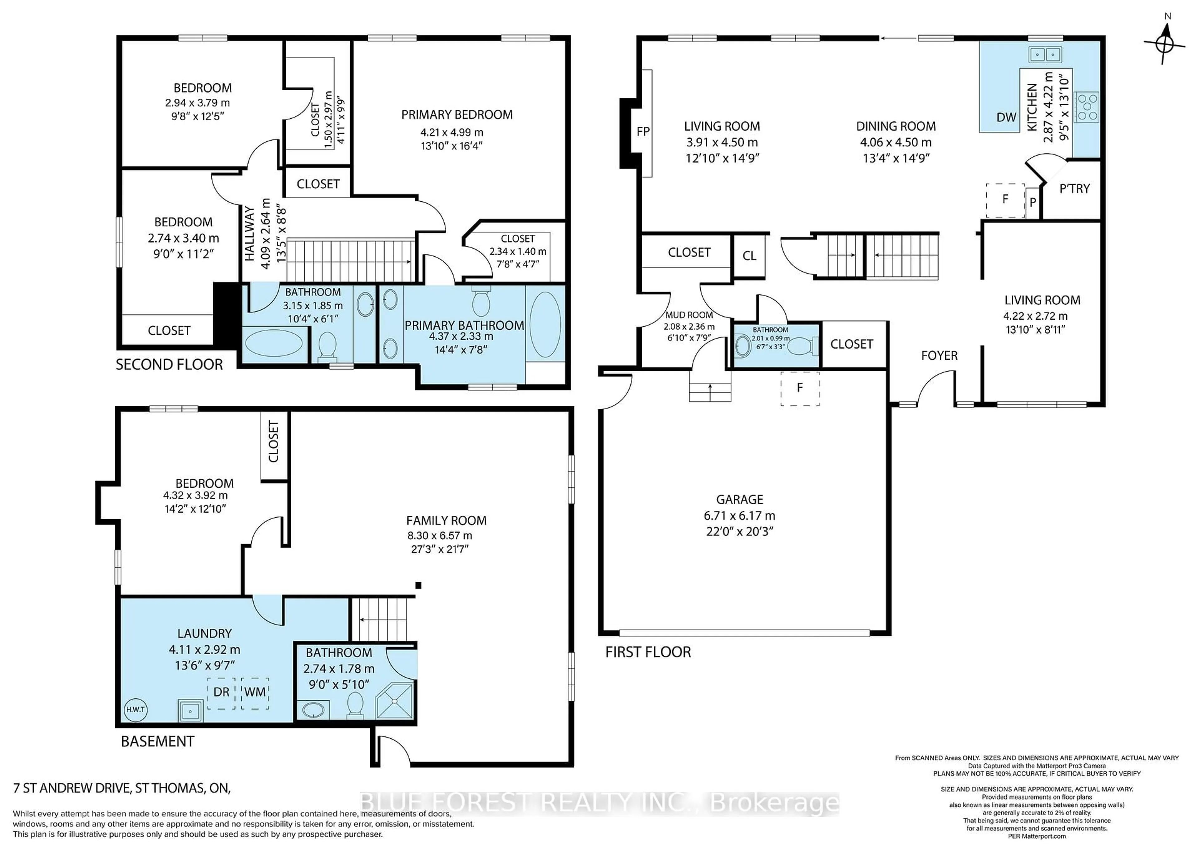 Floor plan for 7 St Andrews Dr, St. Thomas Ontario N5R 0G2