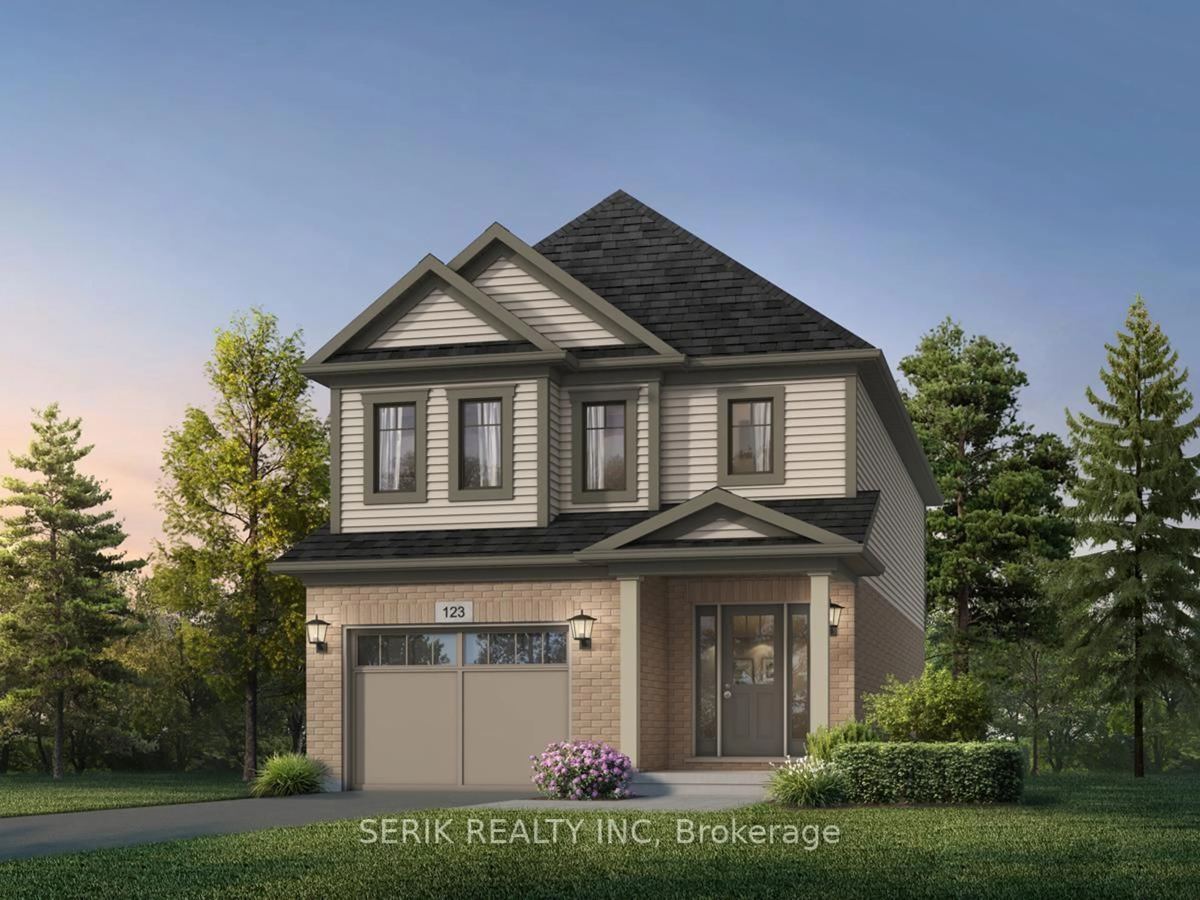 Home with brick exterior material, street for 625 Anton Cres #Lot 98, Kitchener Ontario N2R 0T8