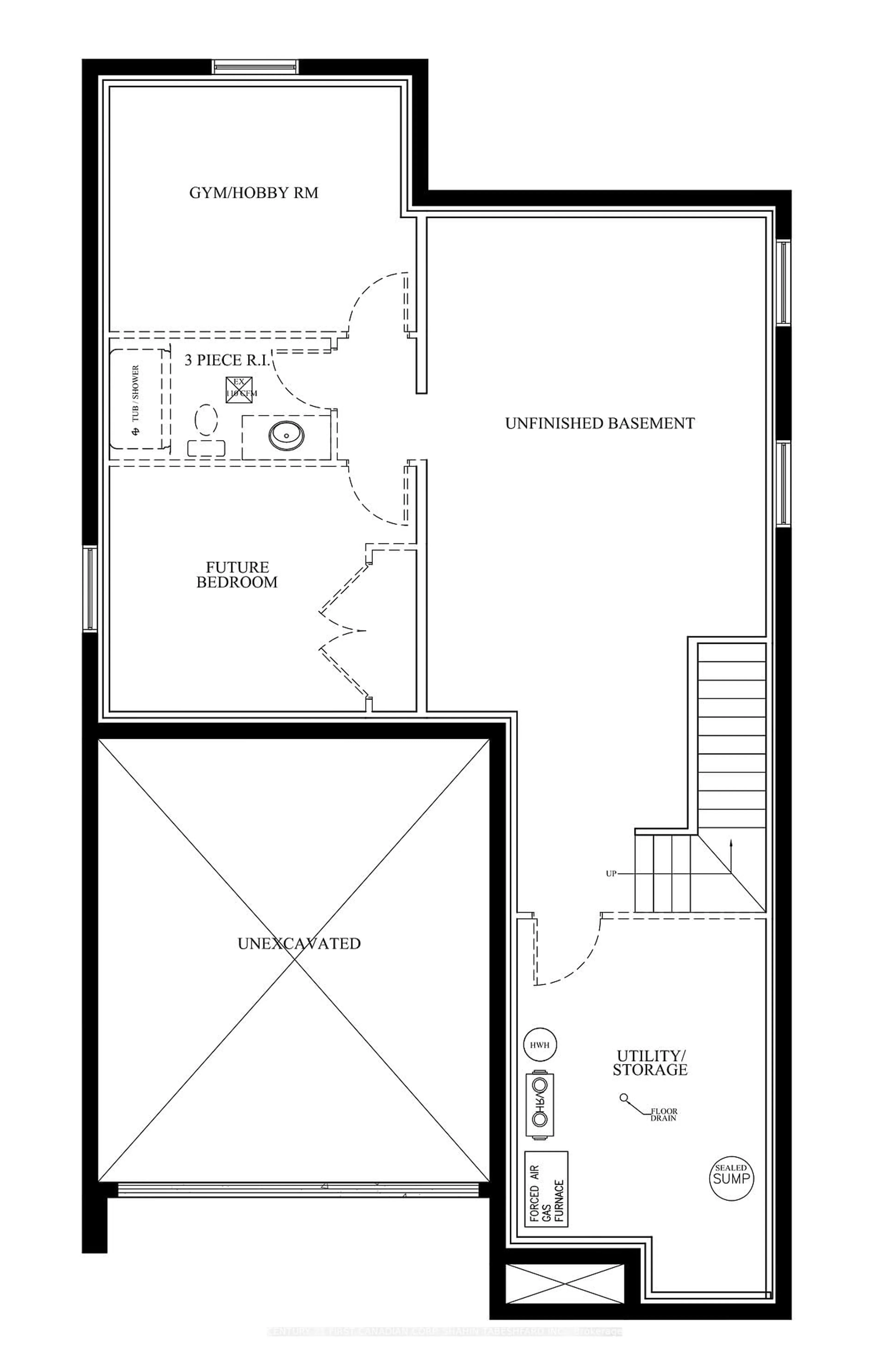 Floor plan for 6313 Heathwoods Ave, London South Ontario N6P 0K2