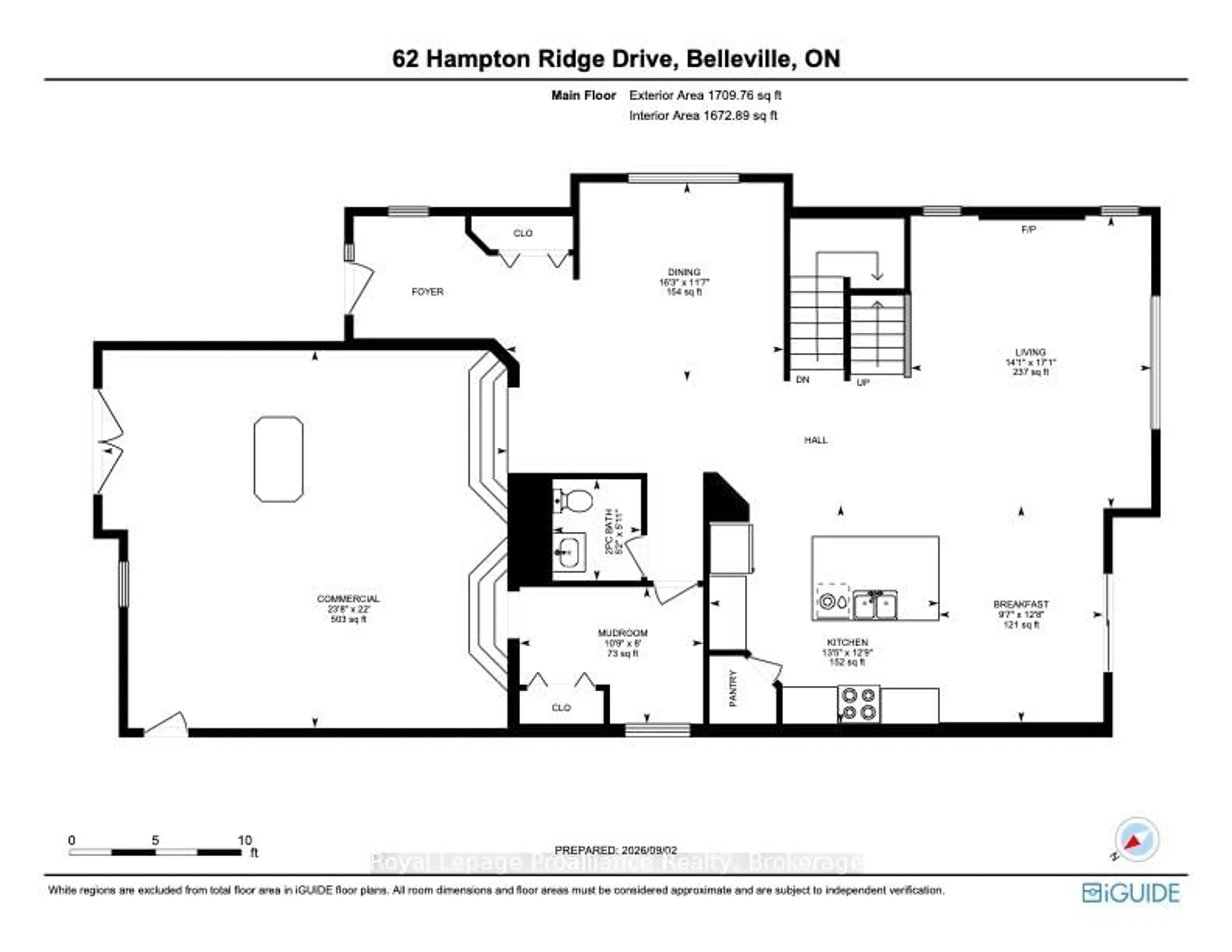 Floor plan for 62 HAMPTON RIDGE Dr, Belleville Ontario K8N 0E5