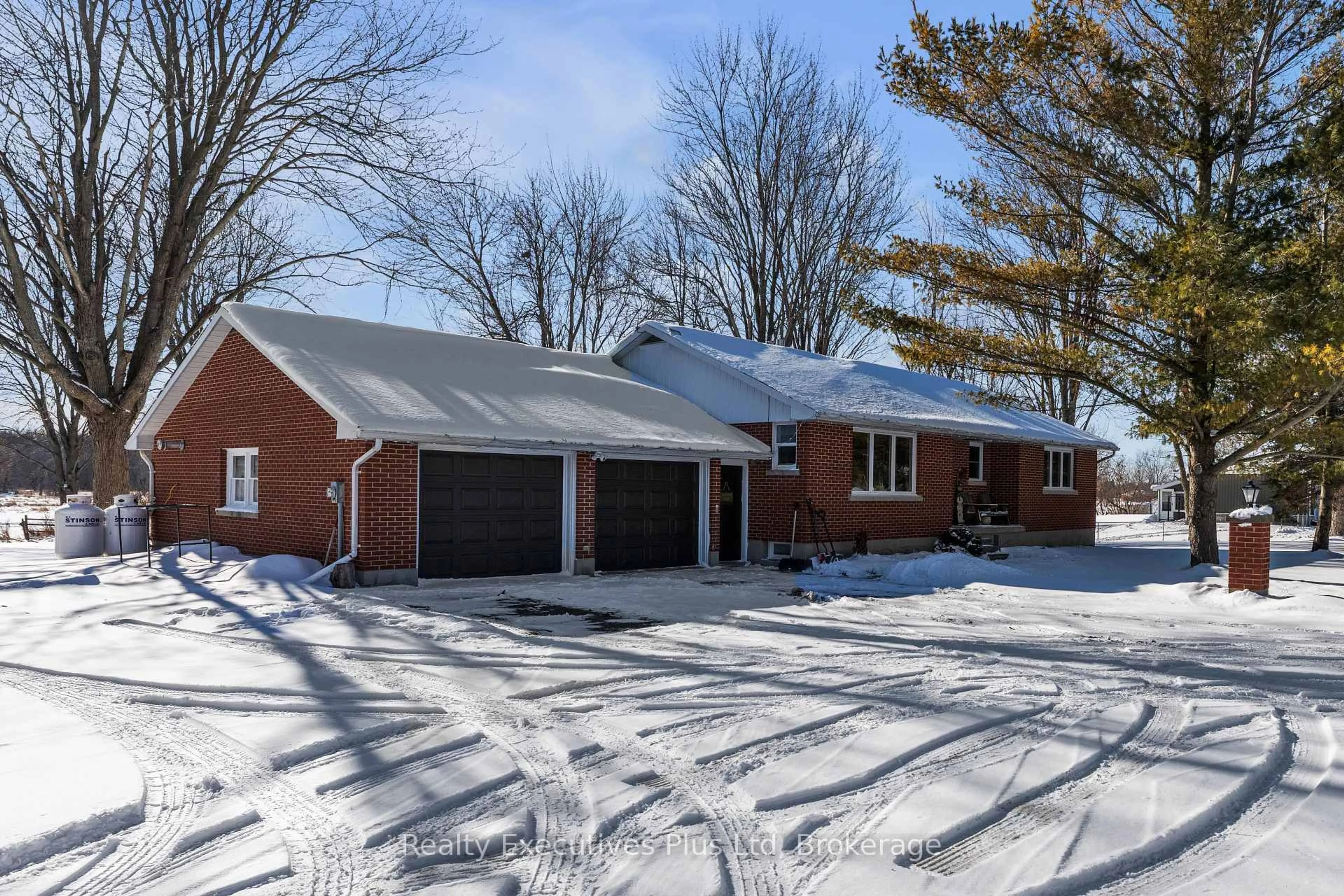 Home with brick exterior material, street for 7050 County Road 2 Rd, Loyalist Ontario K7K 1Z2