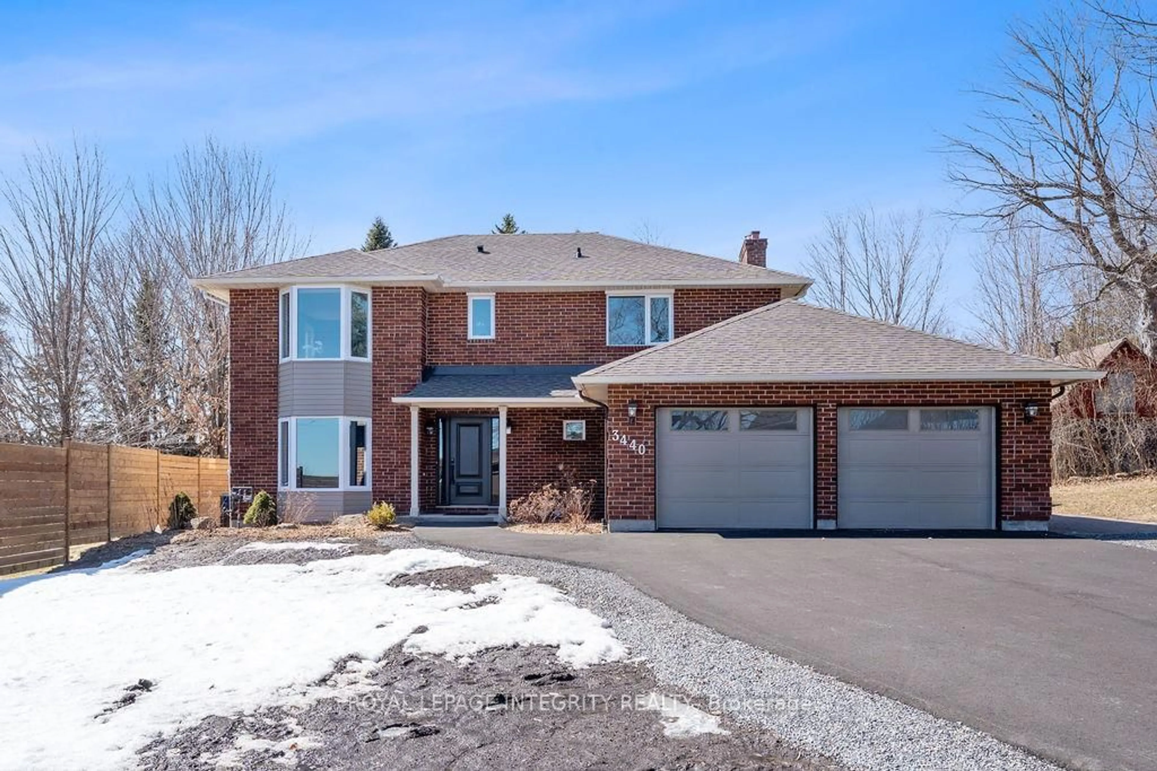 Home with brick exterior material, street for 3440 Woodroffe Ave, Ottawa Ontario K2J 3Z8