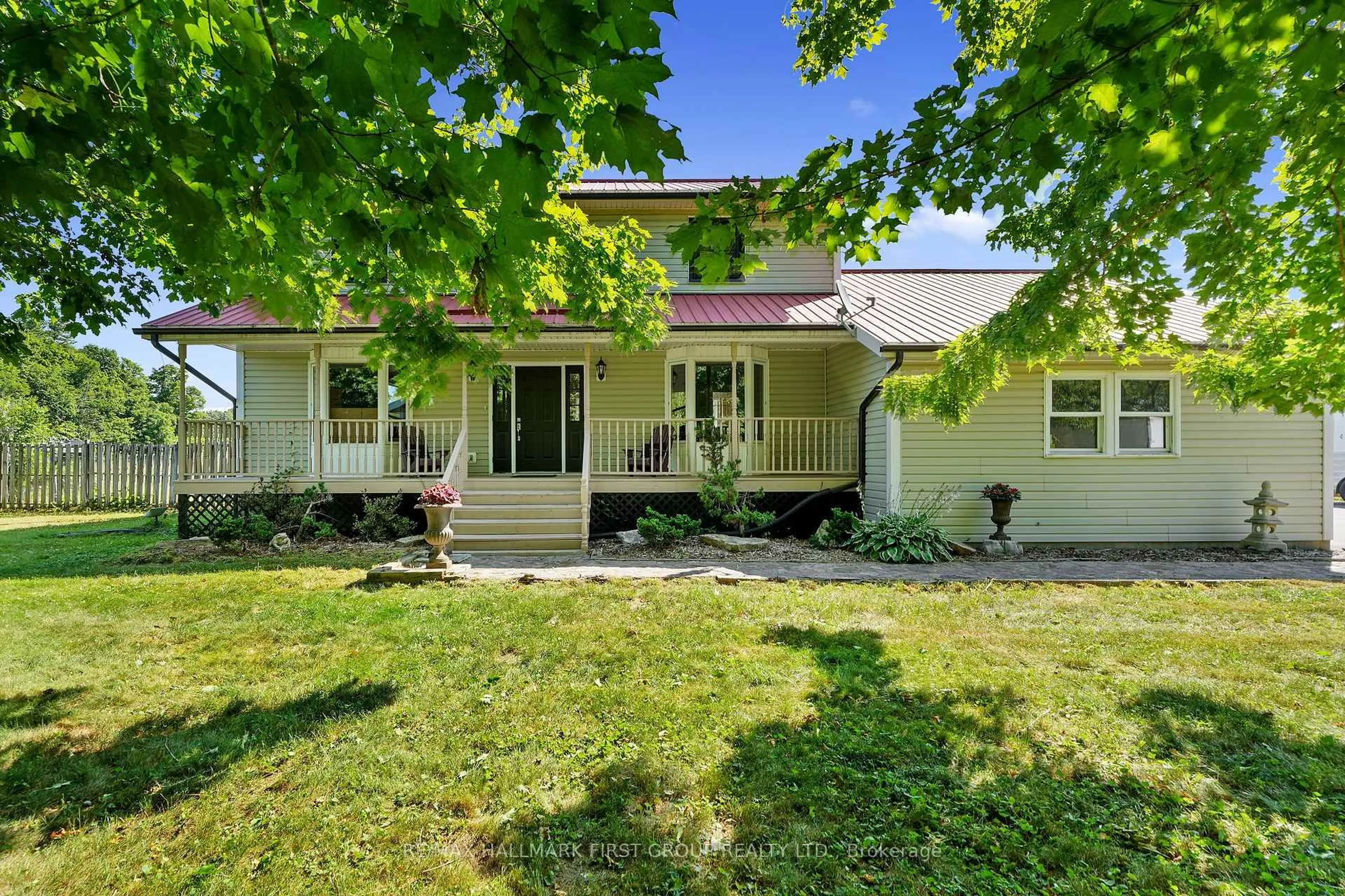 A pic from outside/outdoor area/front of a property/back of a property/a pic from drone, street for 325 Trottman Rd, Cramahe Ontario K0K 1S0