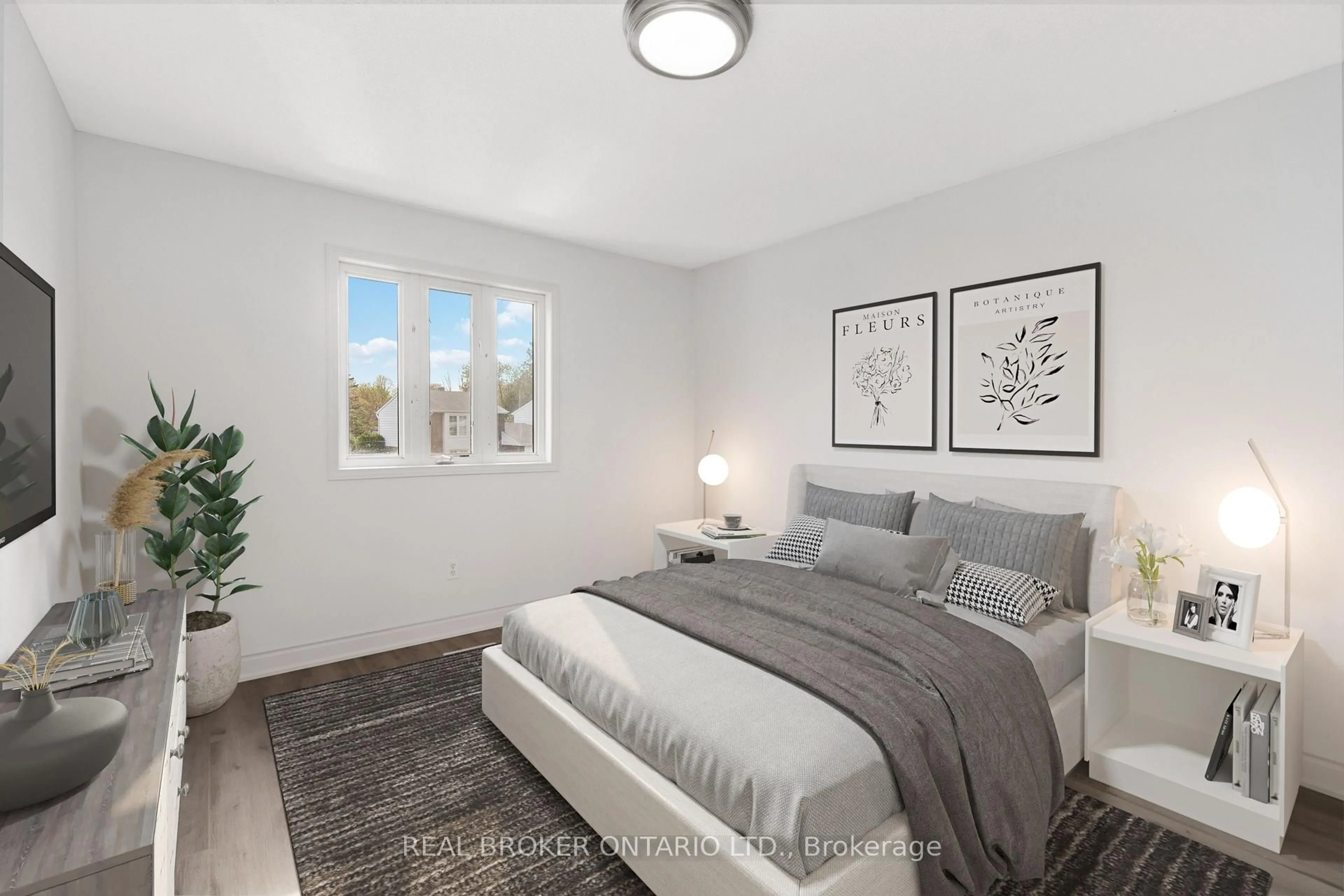 Bedroom with bed, unknown for 3 A Southpark Dr, Ottawa Ontario K1B 3B8