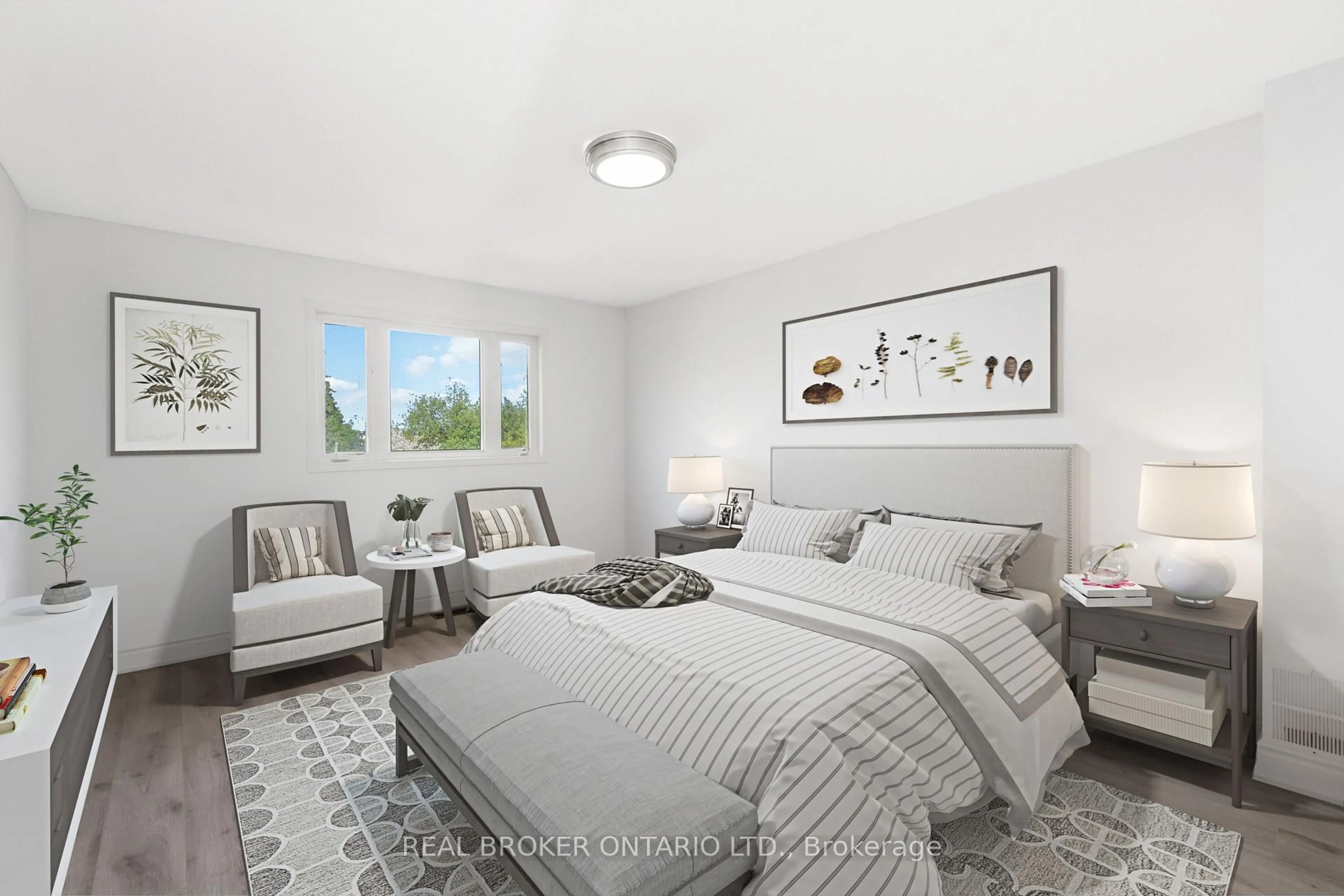 Bedroom with bed, unknown for 3 A Southpark Dr, Ottawa Ontario K1B 3B8