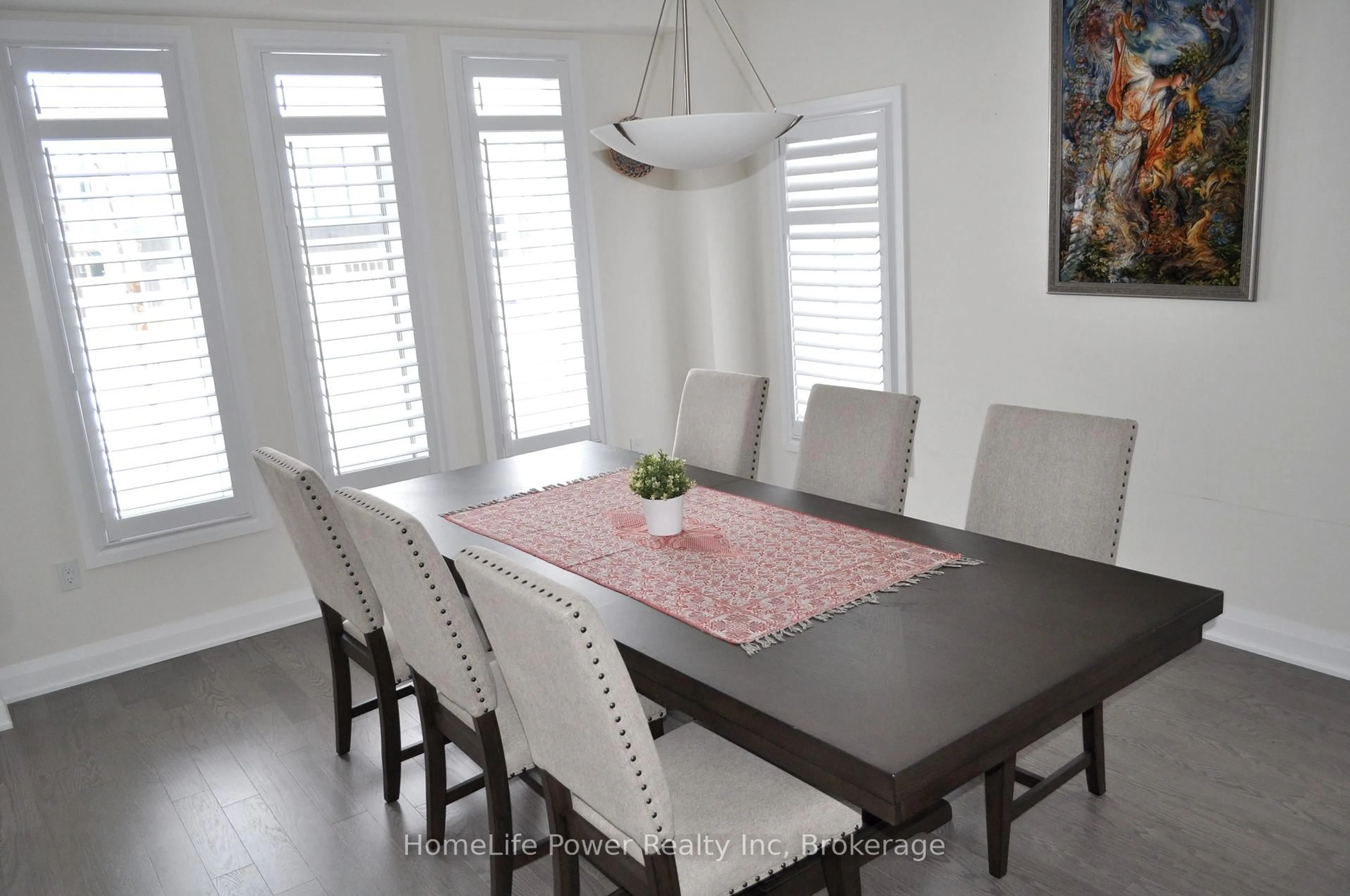 Dining room, wood/laminate floor for 3 Lovering Lane, Guelph Ontario N1L 0H3