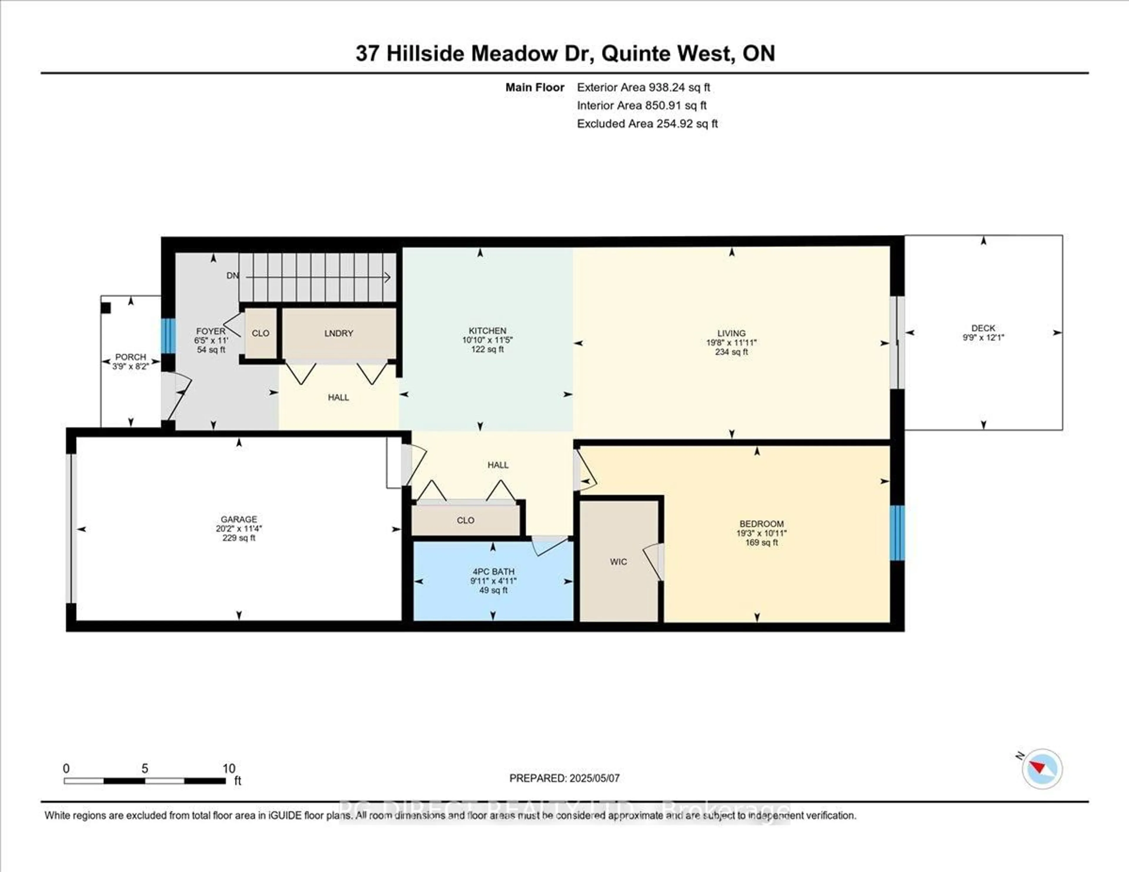 Floor plan for 37 Hillside Meadow Dr, Quinte West Ontario K0K 1L0