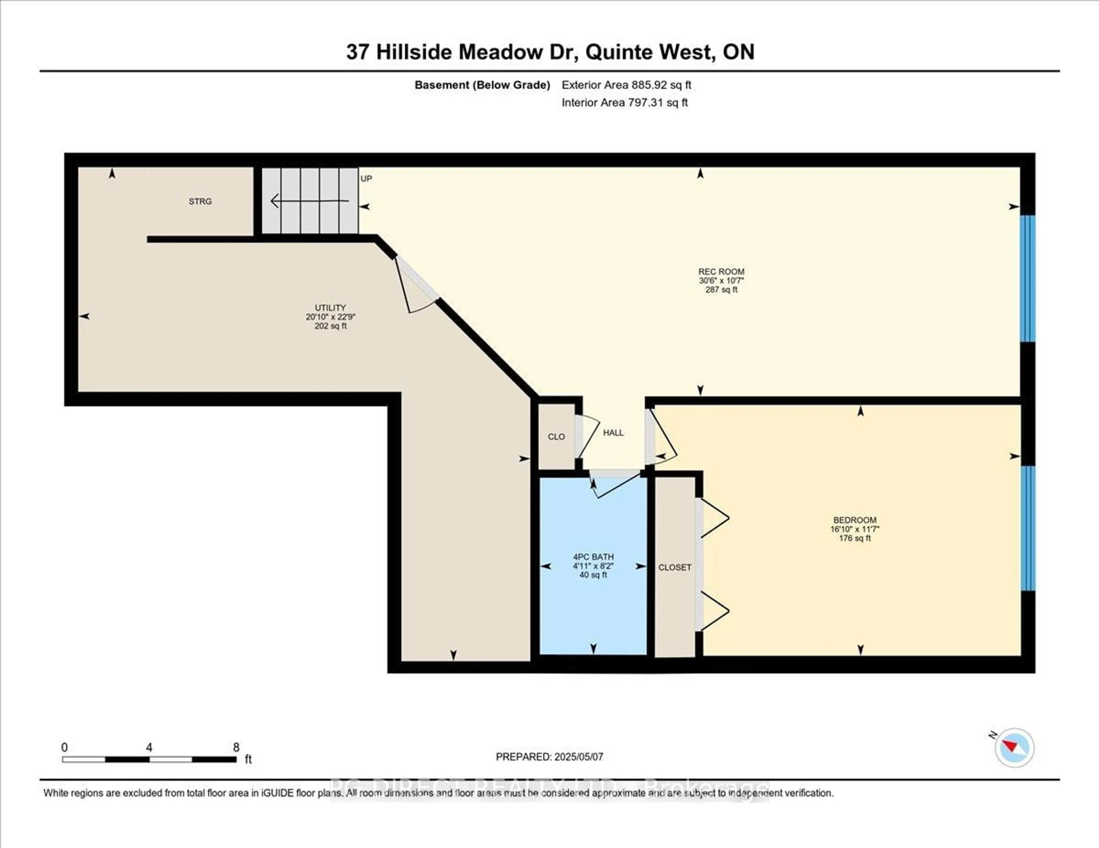 Floor plan for 37 Hillside Meadow Dr, Quinte West Ontario K0K 1L0