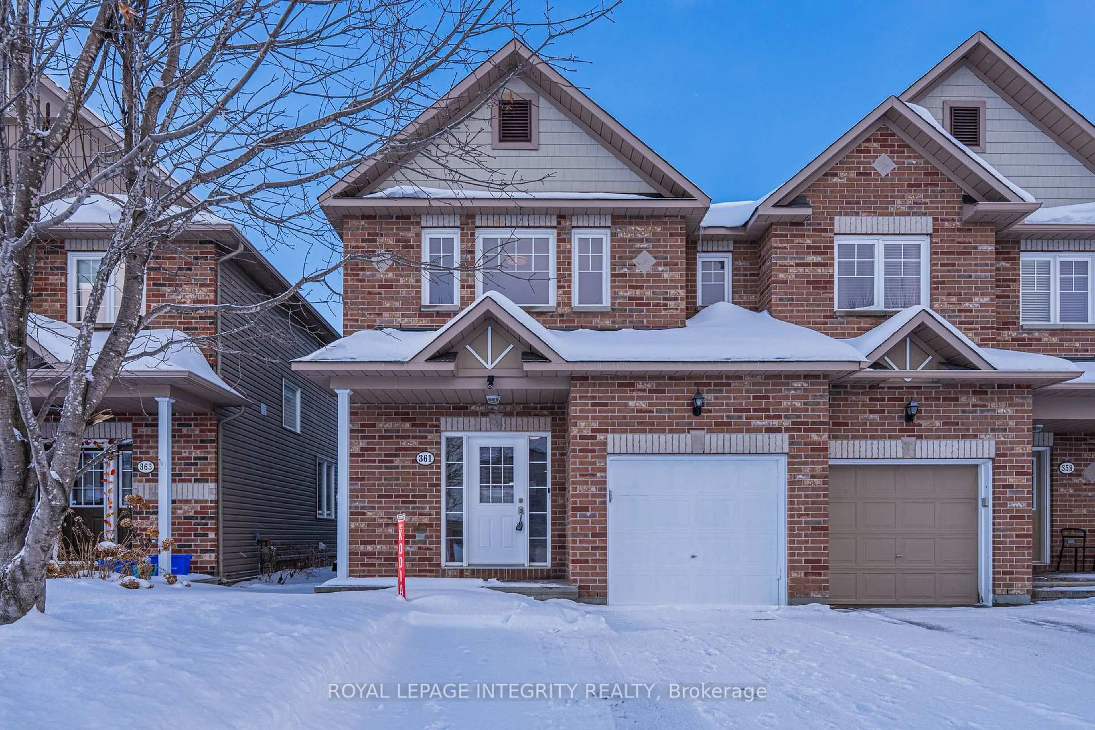 Home with brick exterior material, street for 361 Celtic Ridge Cres, Ottawa Ontario K2W 0B6