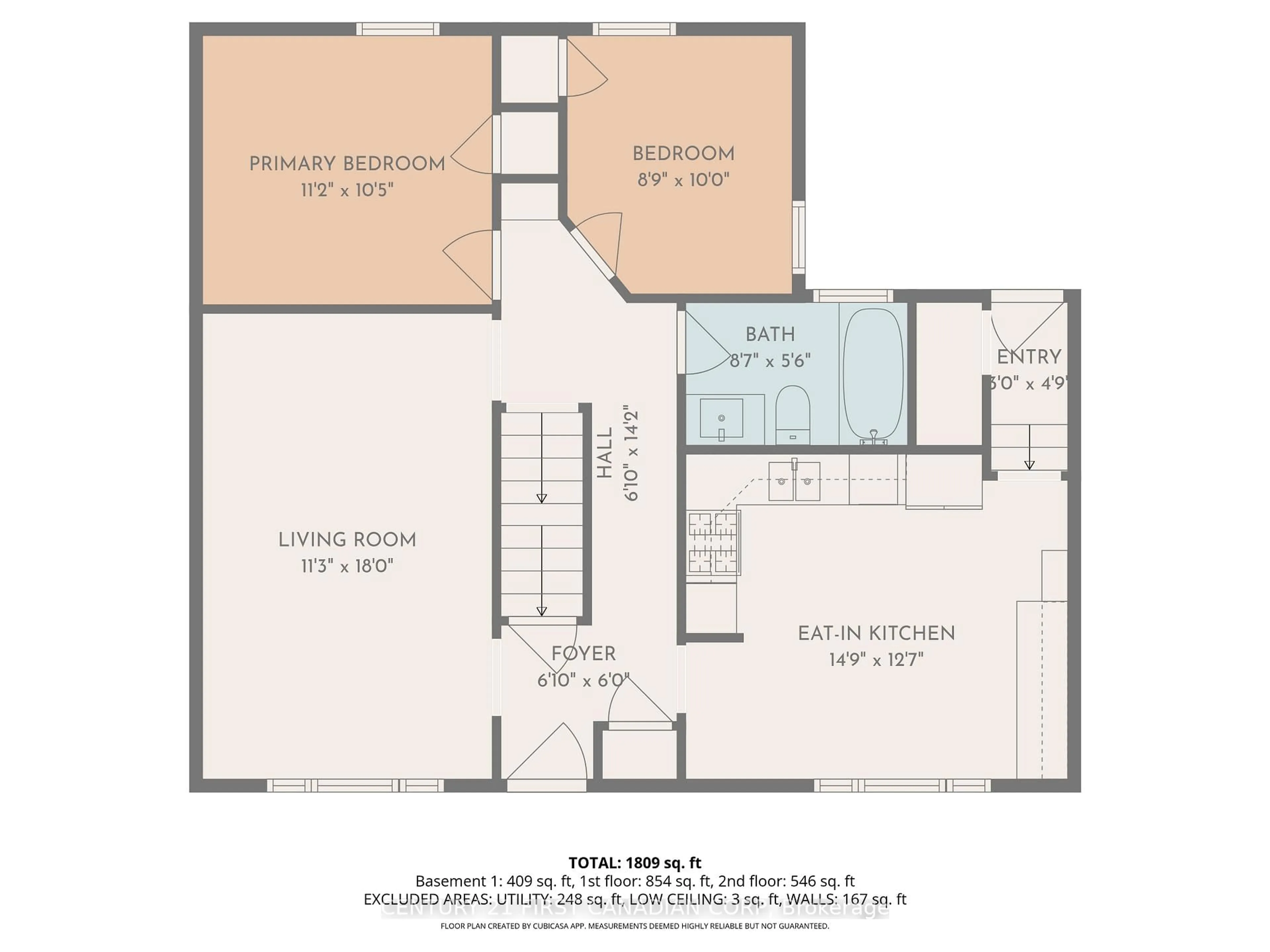 Floor plan for 59 Cliftonvale Ave, London South Ontario N6J 1J7