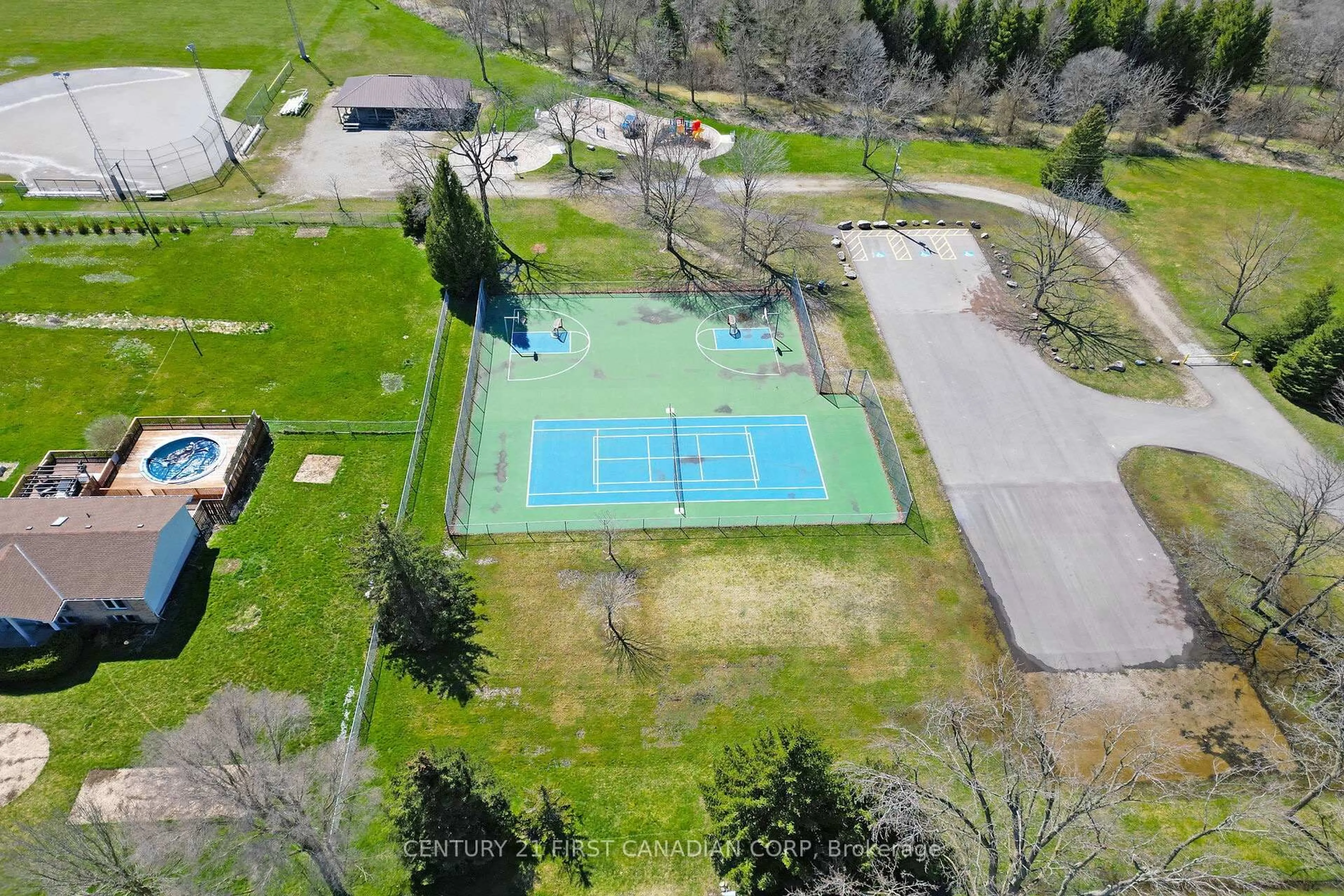 A pic from outside/outdoor area/front of a property/back of a property/a pic from drone, unknown for 23992 Denfield Rd, Middlesex Centre Ontario N0M 1P0