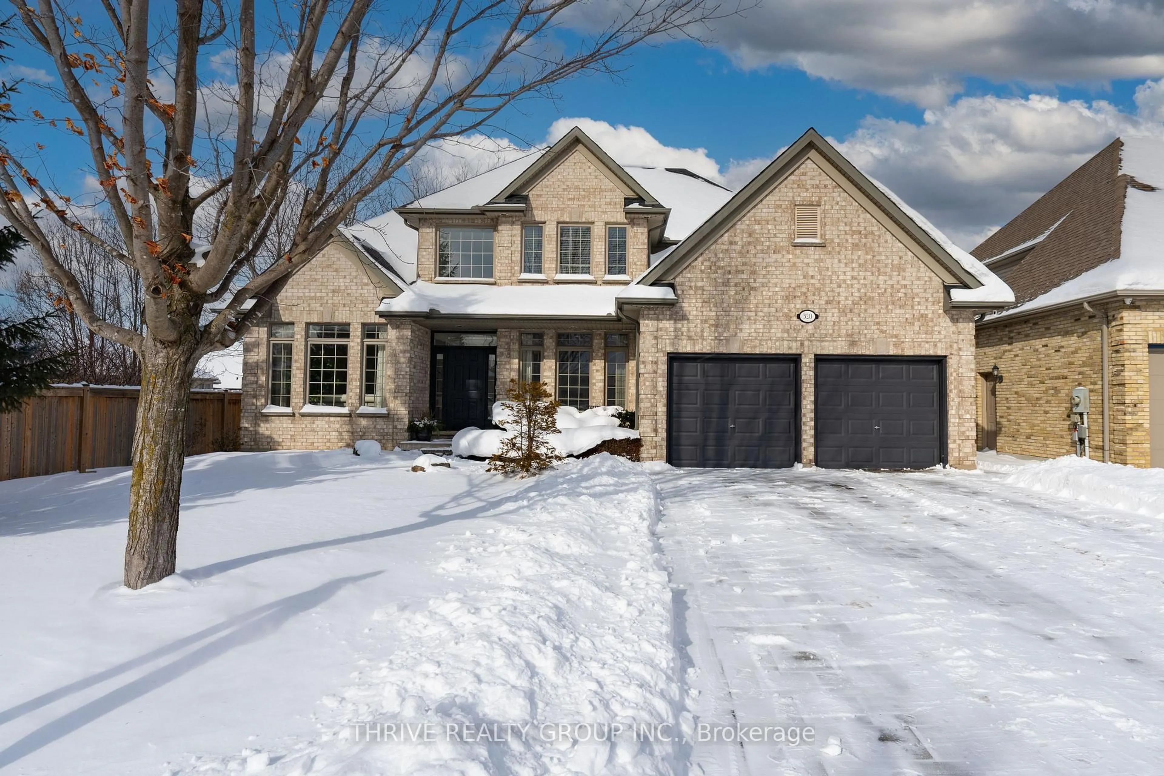Home with brick exterior material, street for 320 Rivertrace Clse, London North Ontario N6G 5J8