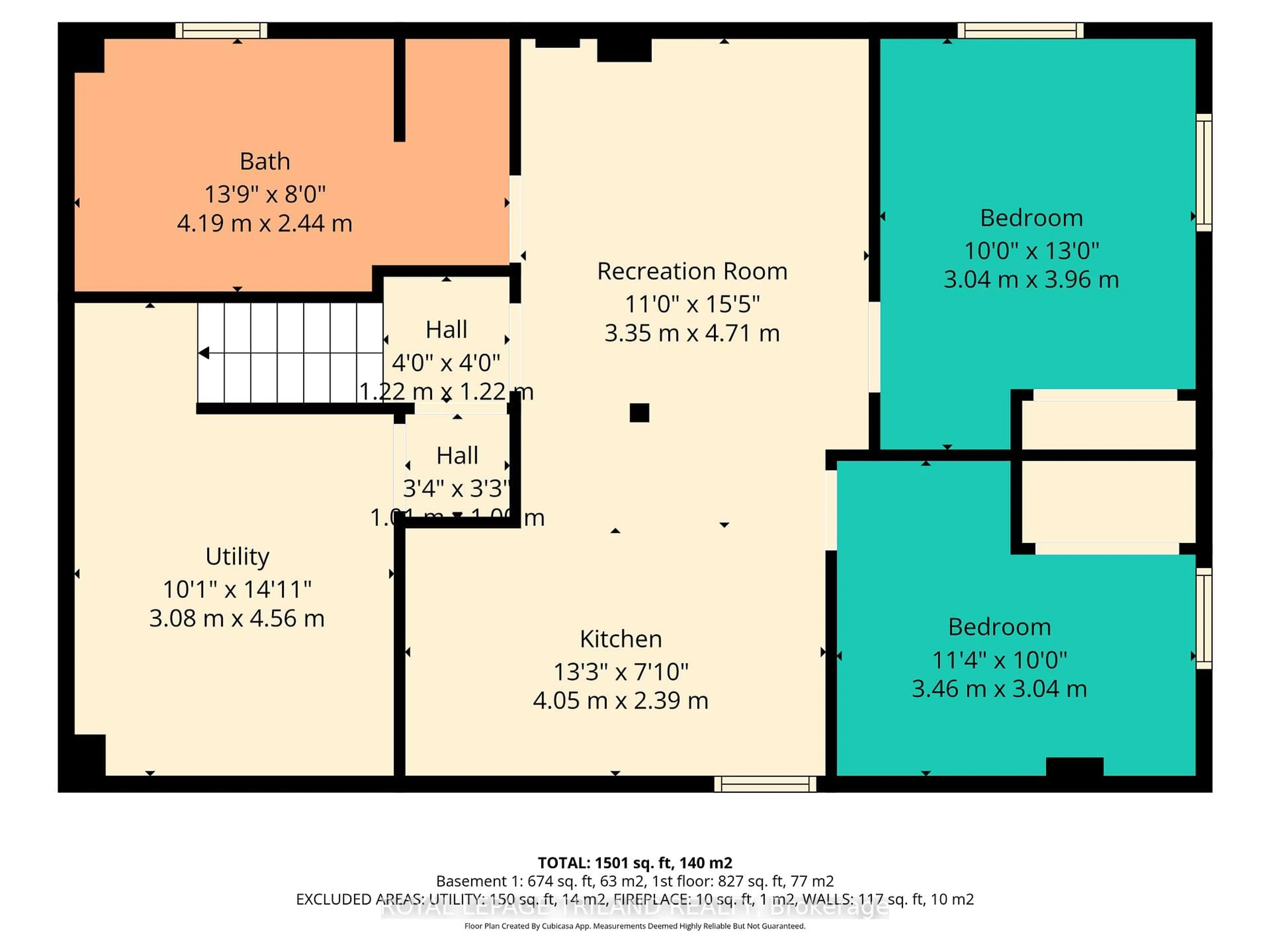 Floor plan for 238 McNay St, London East Ontario N5Y 1L4