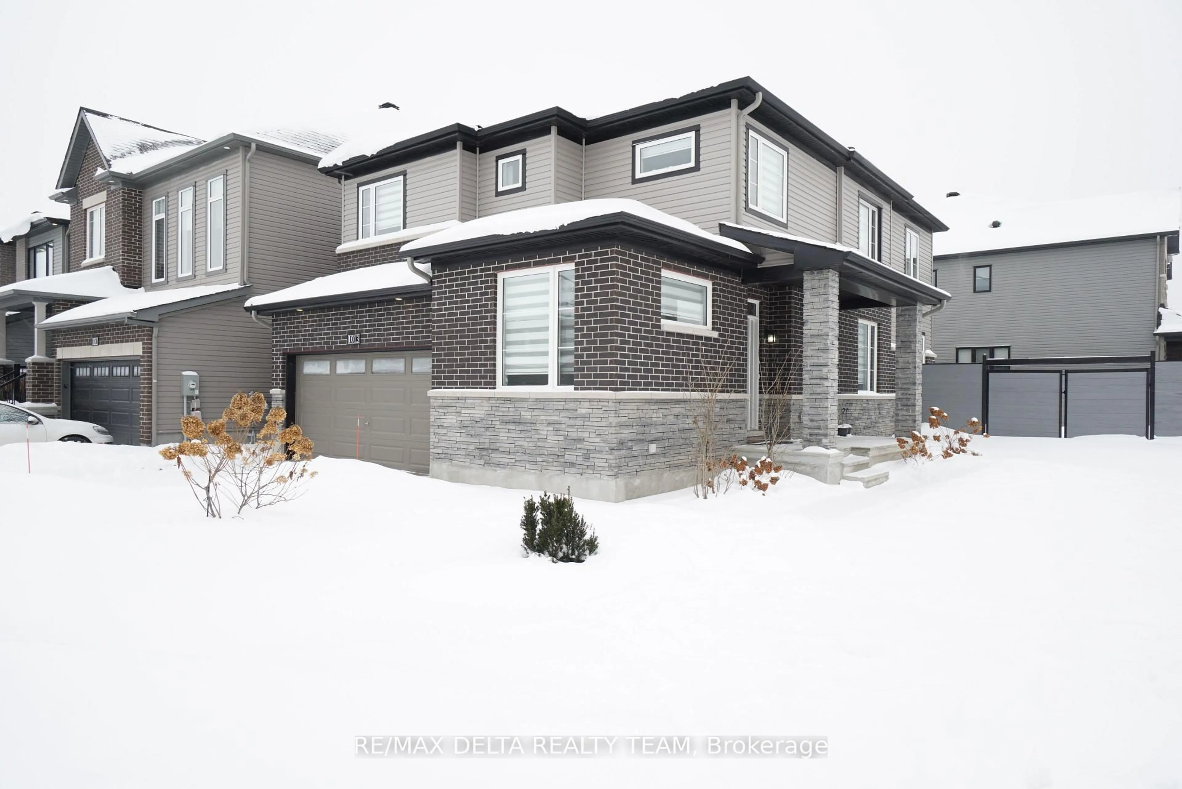 Home with brick exterior material, street for 1013 Jubilation Crt, Ottawa Ontario K4A 5K4