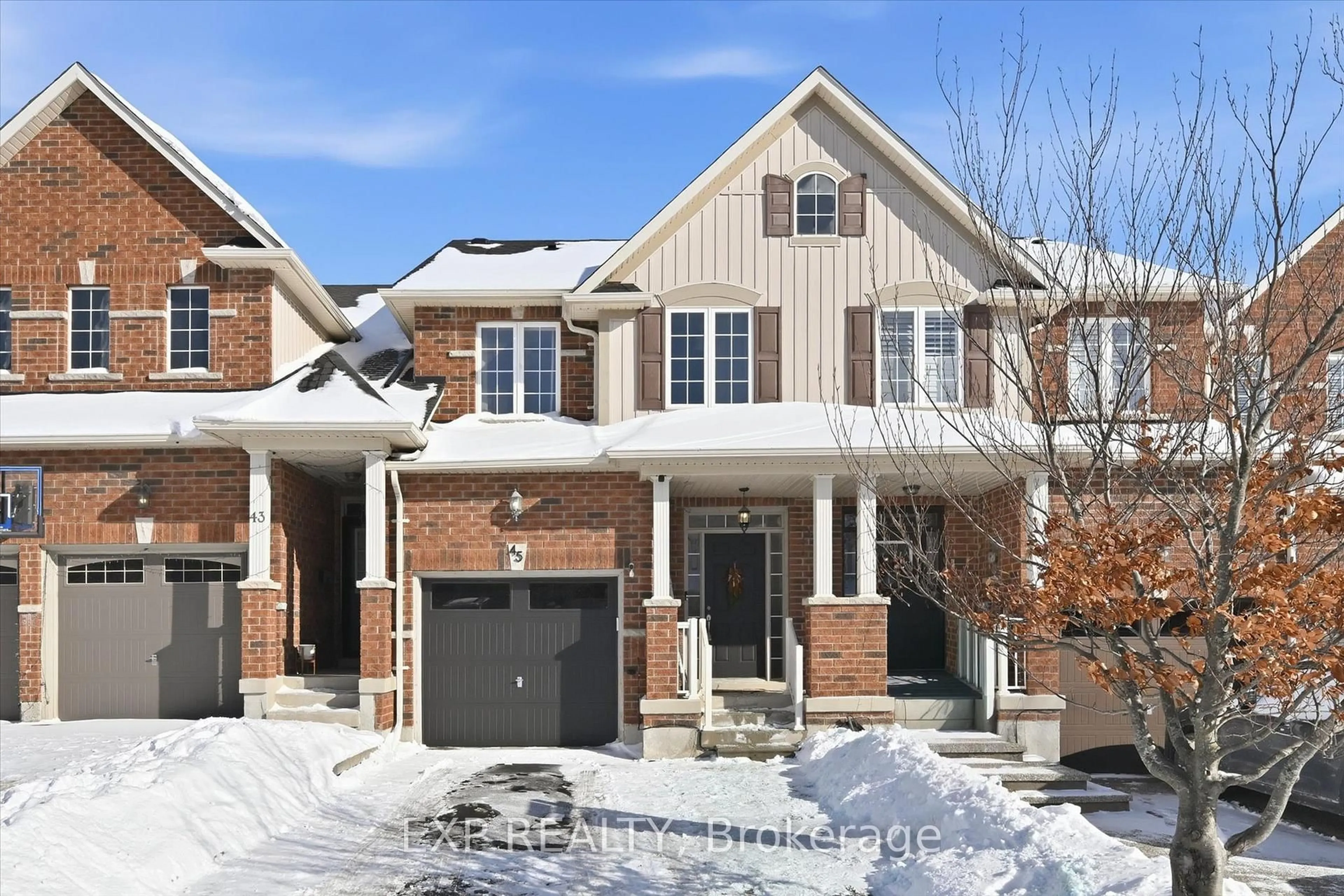 Home with brick exterior material, street for 45 Browview Dr, Hamilton Ontario L0R 2H0