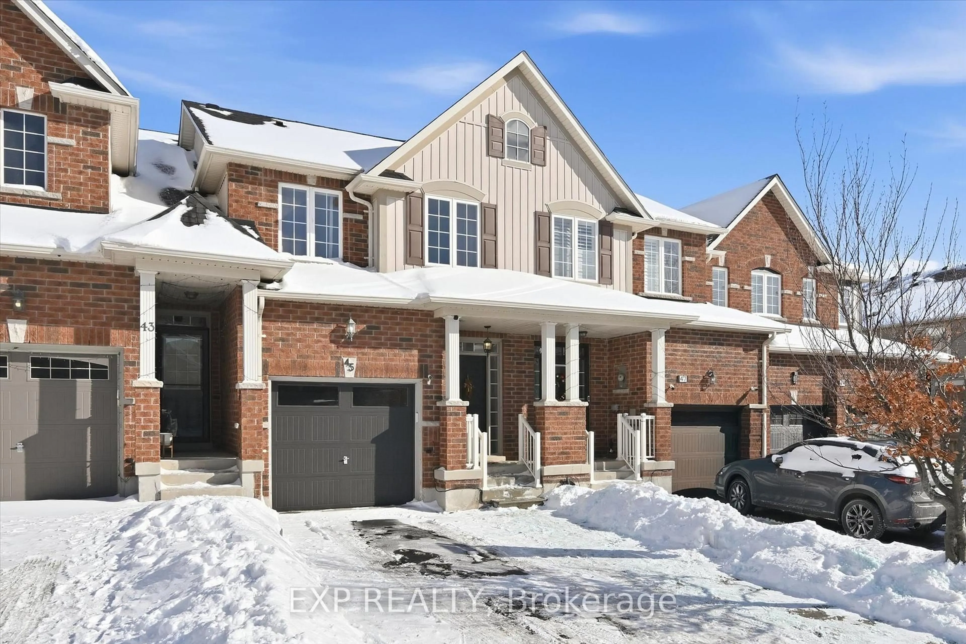 Home with brick exterior material, street for 45 Browview Dr, Hamilton Ontario L0R 2H0
