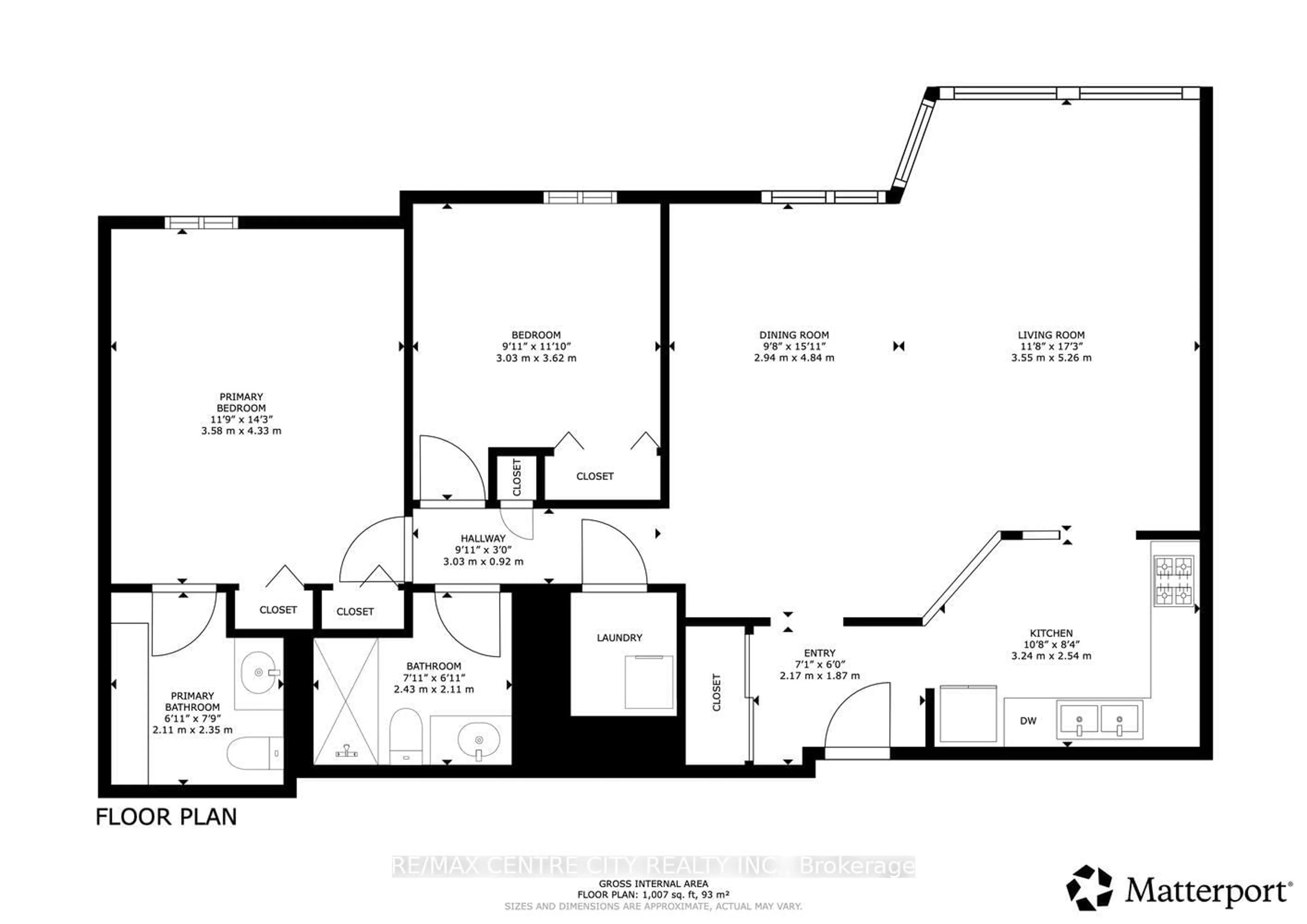 Floor plan for 127 Belmont Dr #809, London South Ontario N6J 4J7