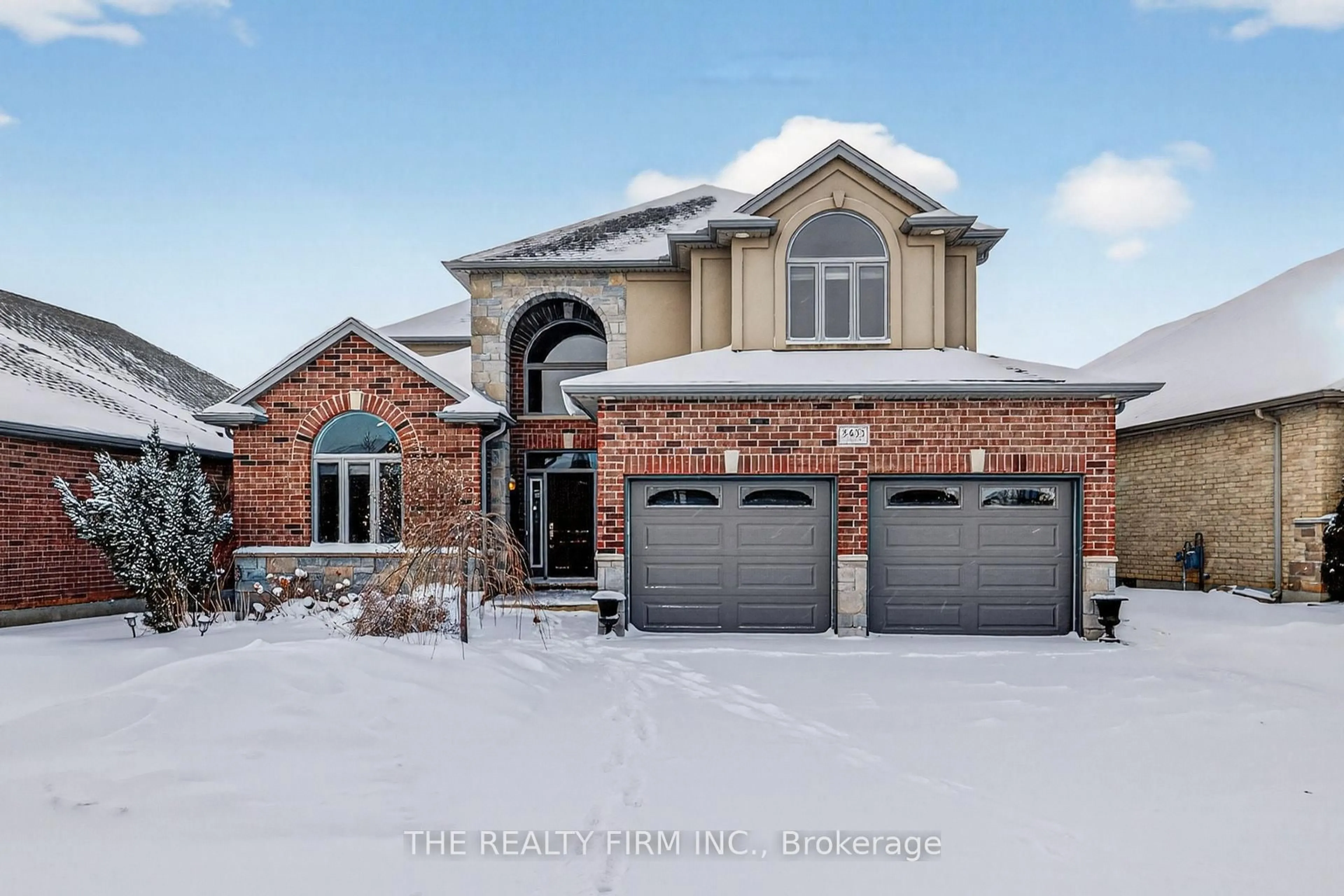 Home with brick exterior material, street for 3433 Settlement Tr, London South Ontario N6P 0C3