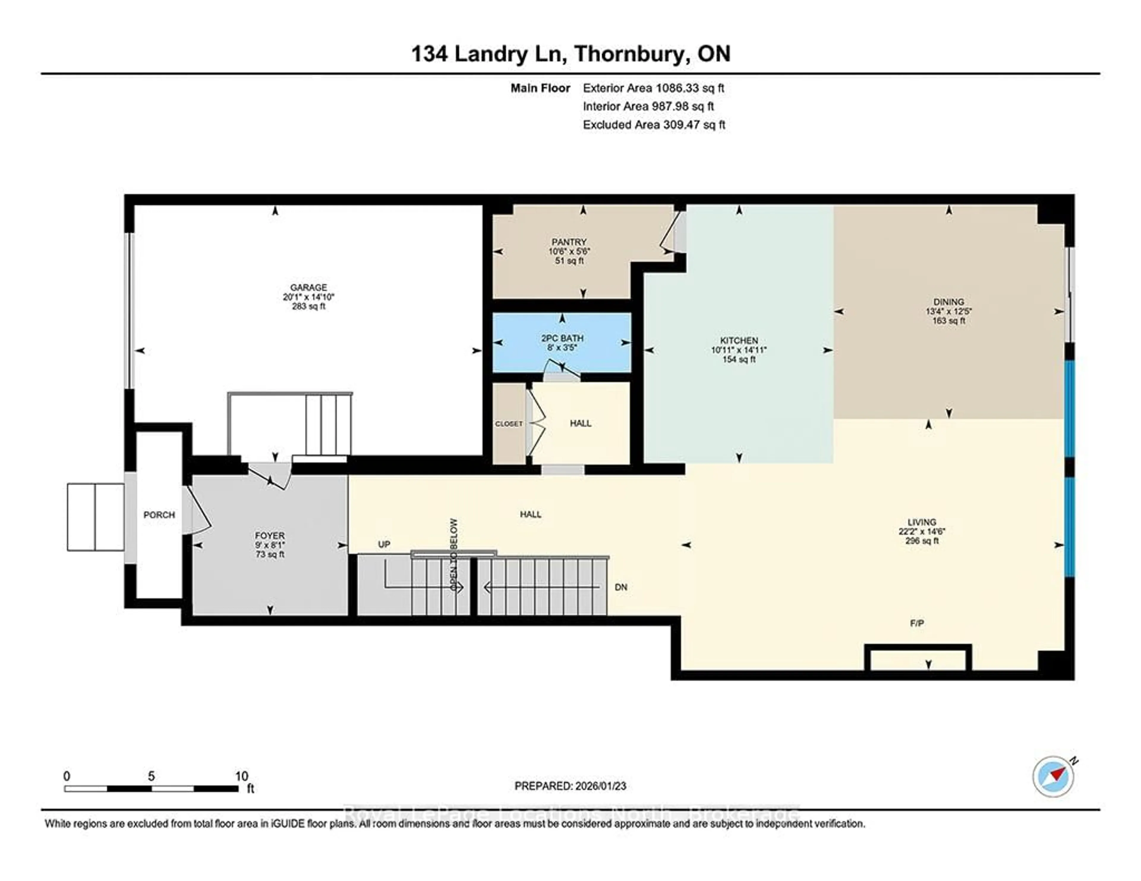 Floor plan for 134 Landry Lane #14, Blue Mountains Ontario N0H 2P0