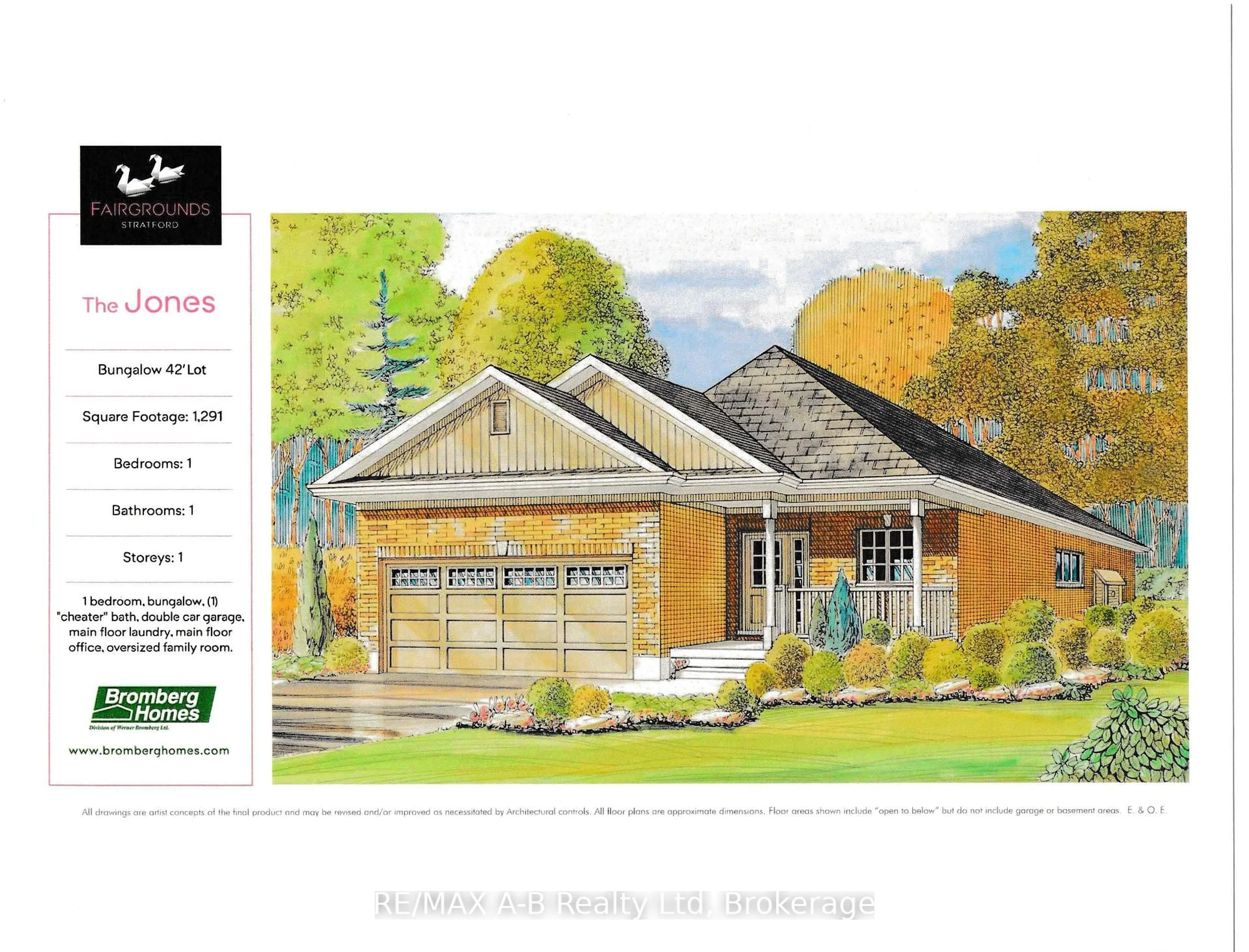 Home with brick exterior material, street for 93 Cottle Way, Stratford Ontario N5A 0M7