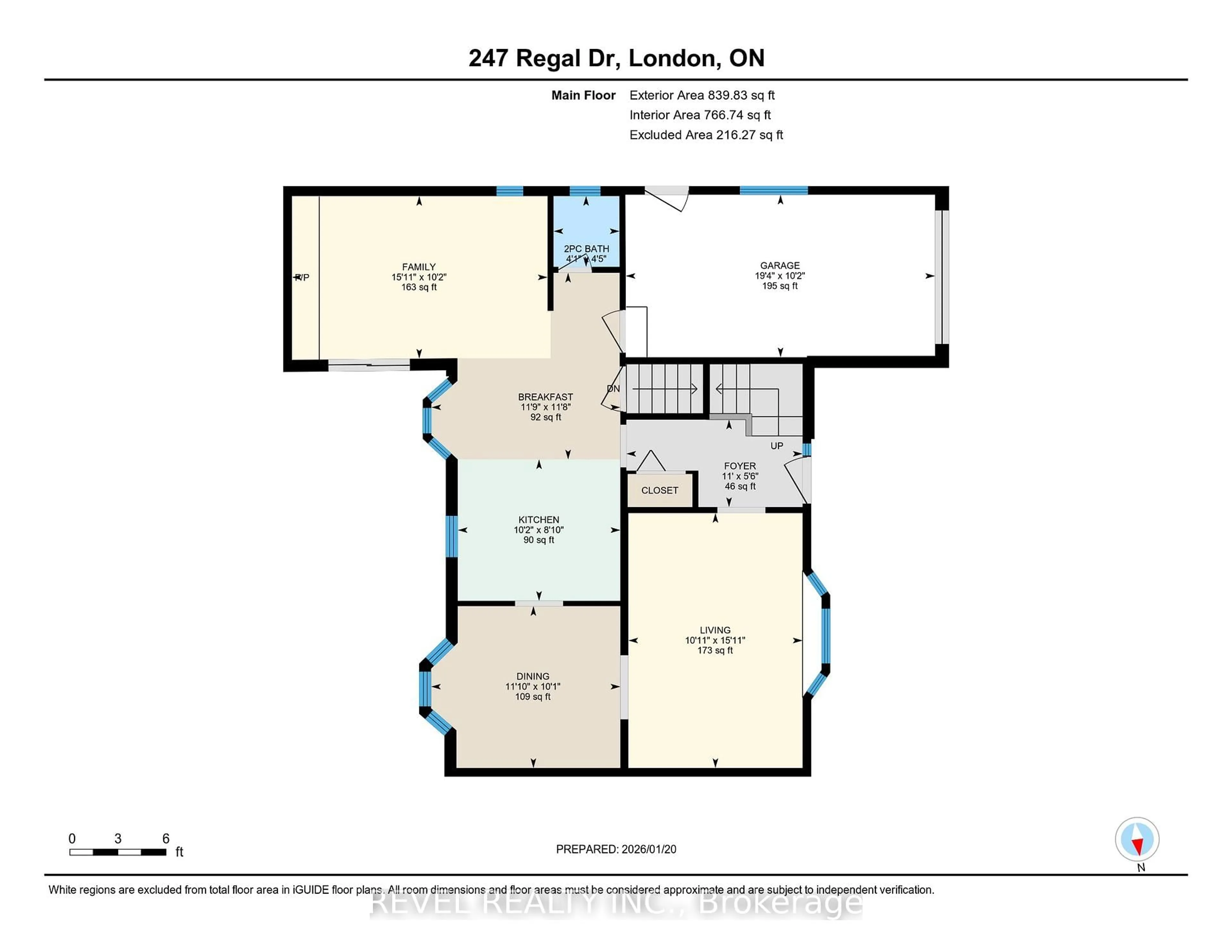 Floor plan for 247 Regal Dr, London East Ontario N5Y 4Z7