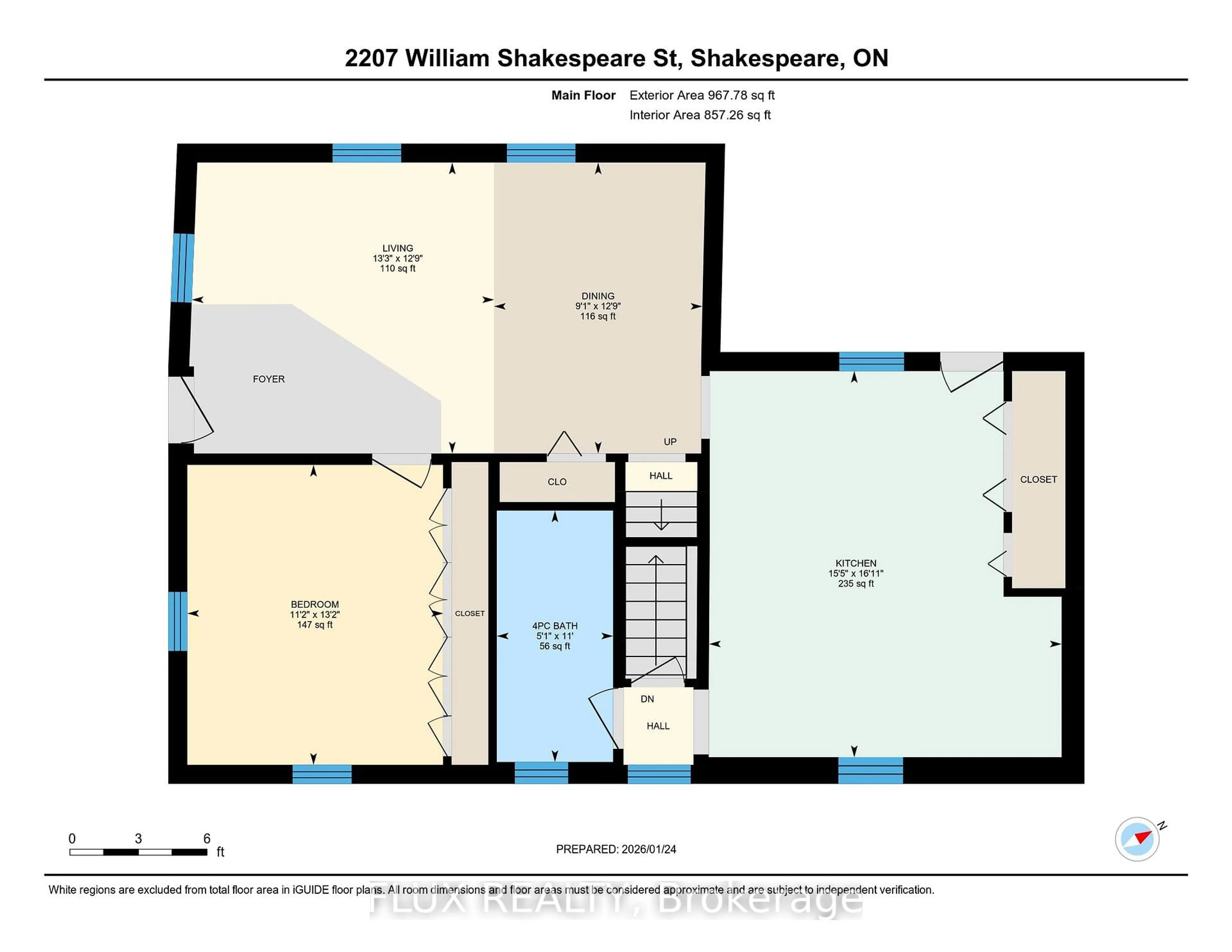 Floor plan for 2207 William Shakespeare St, Perth East Ontario N0B 2P0