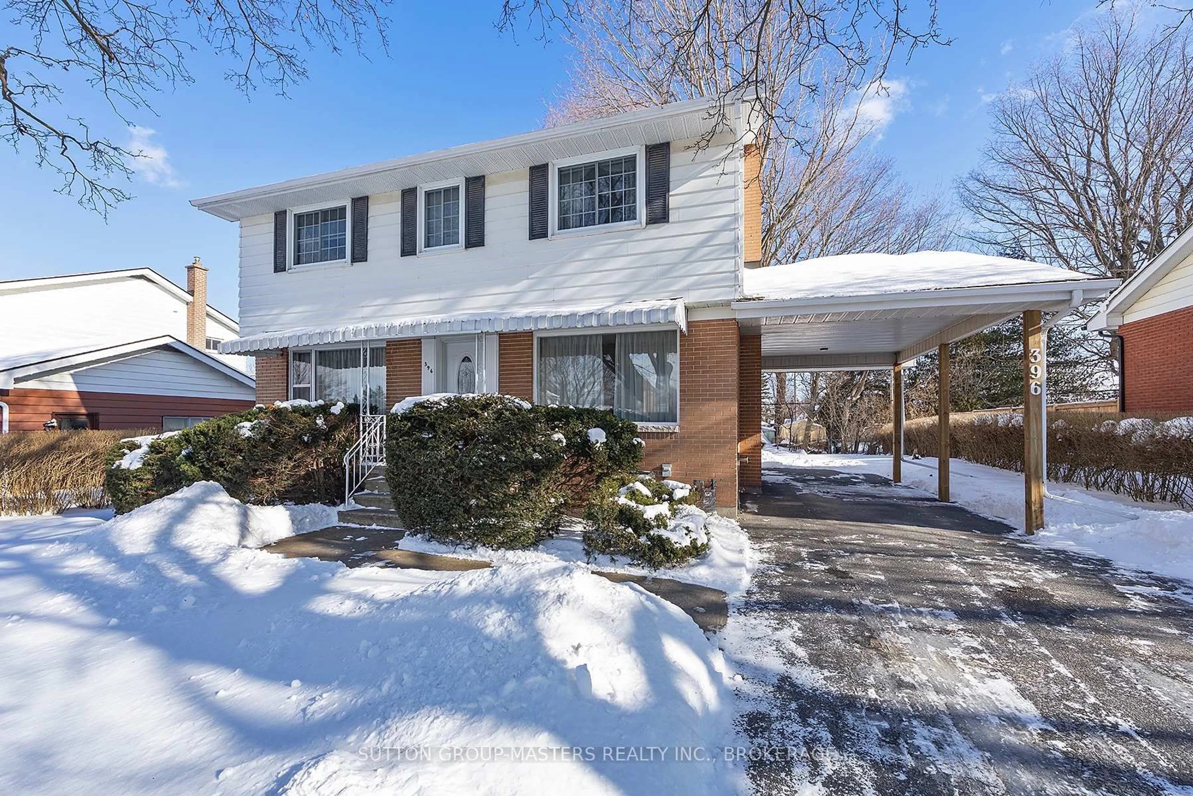 Home with brick exterior material, street for 396 Roosevelt Dr, Kingston Ontario K7M 4A7