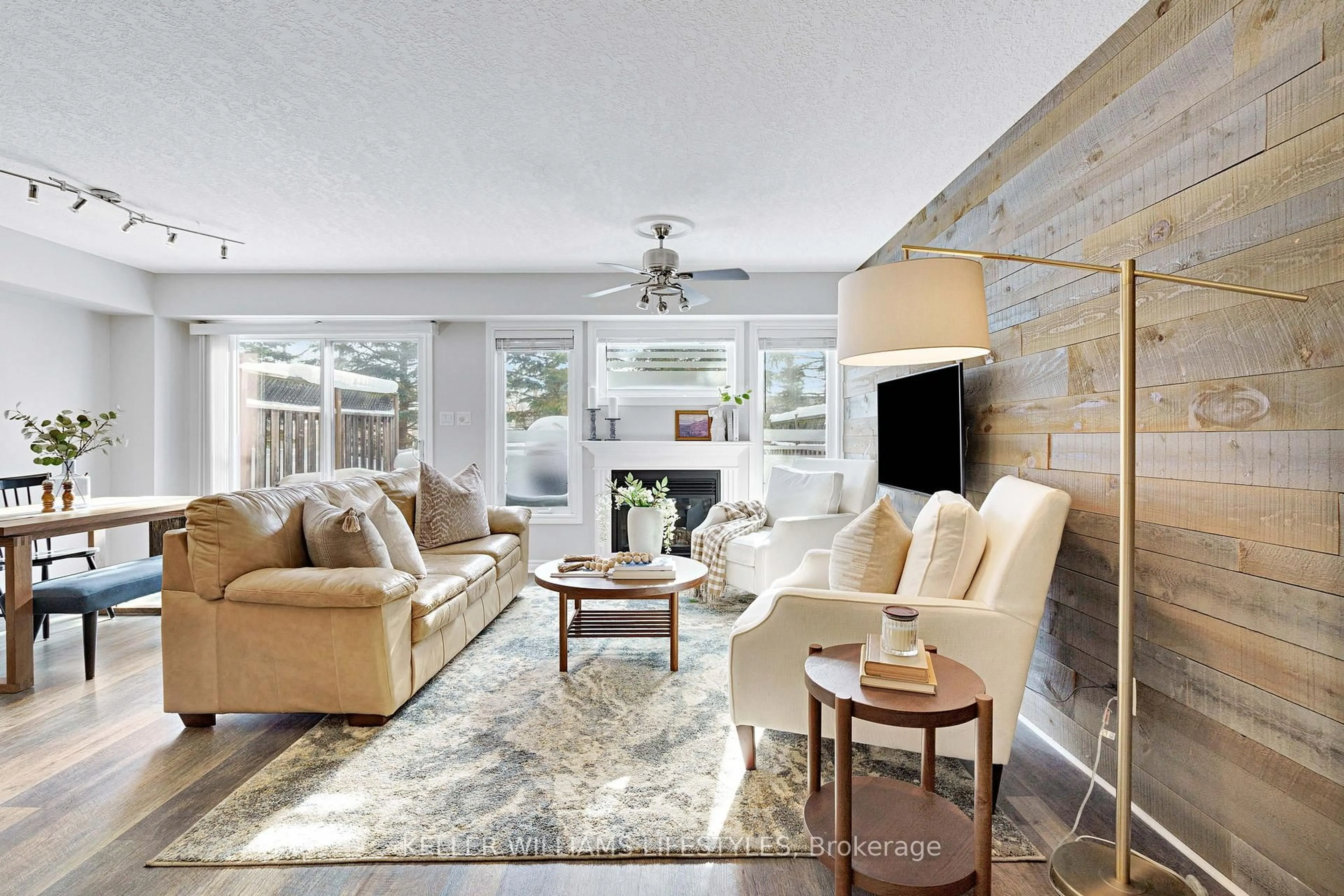 Living room with furniture, ceramic/tile floor for 600 Hyde Park Rd #7, London North Ontario N6H 5W8