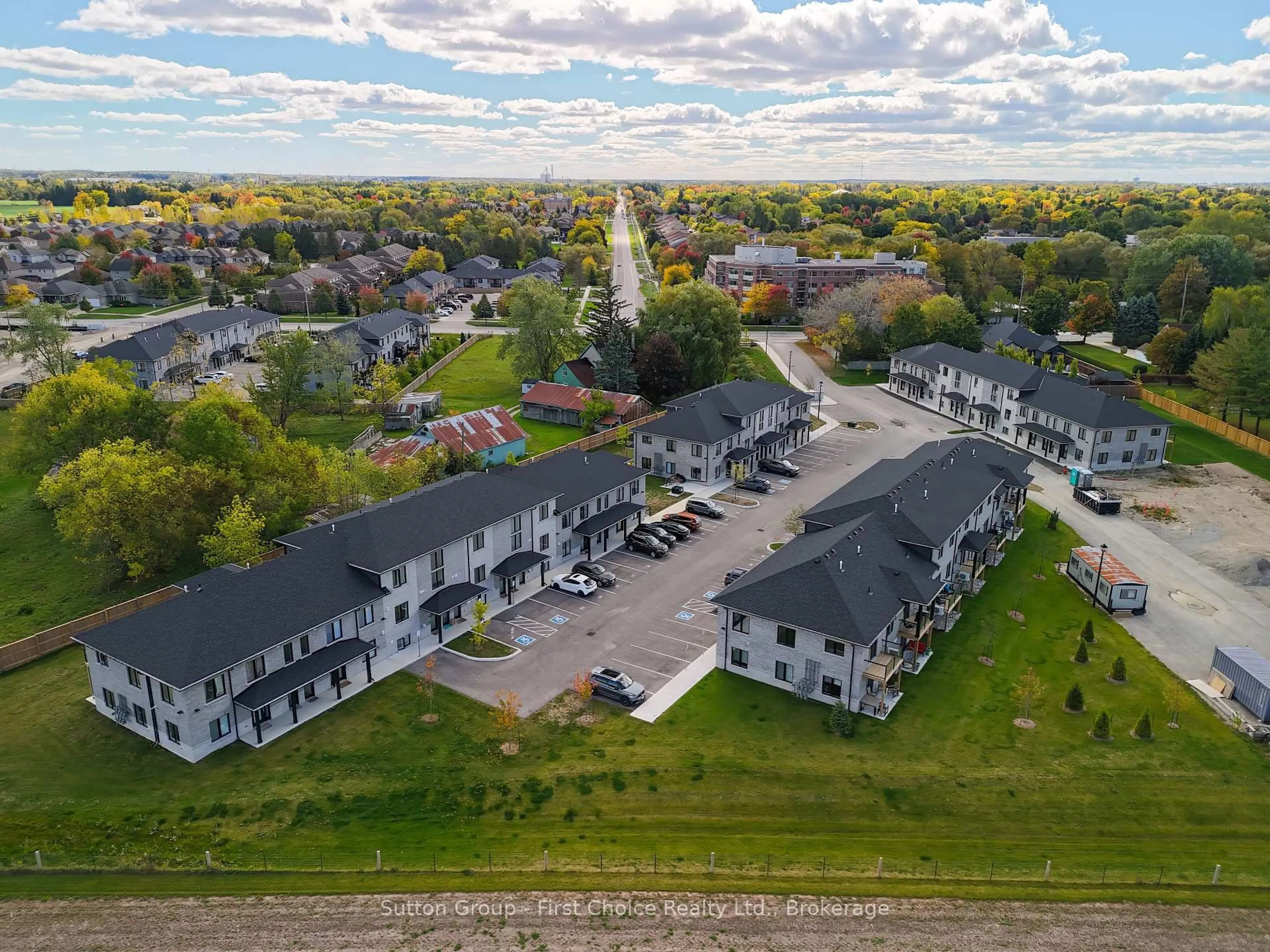 A pic from outside/outdoor area/front of a property/back of a property/a pic from drone, street for 3202 VIVIAN Line #Unit 38, Stratford Ontario N5A 0K6
