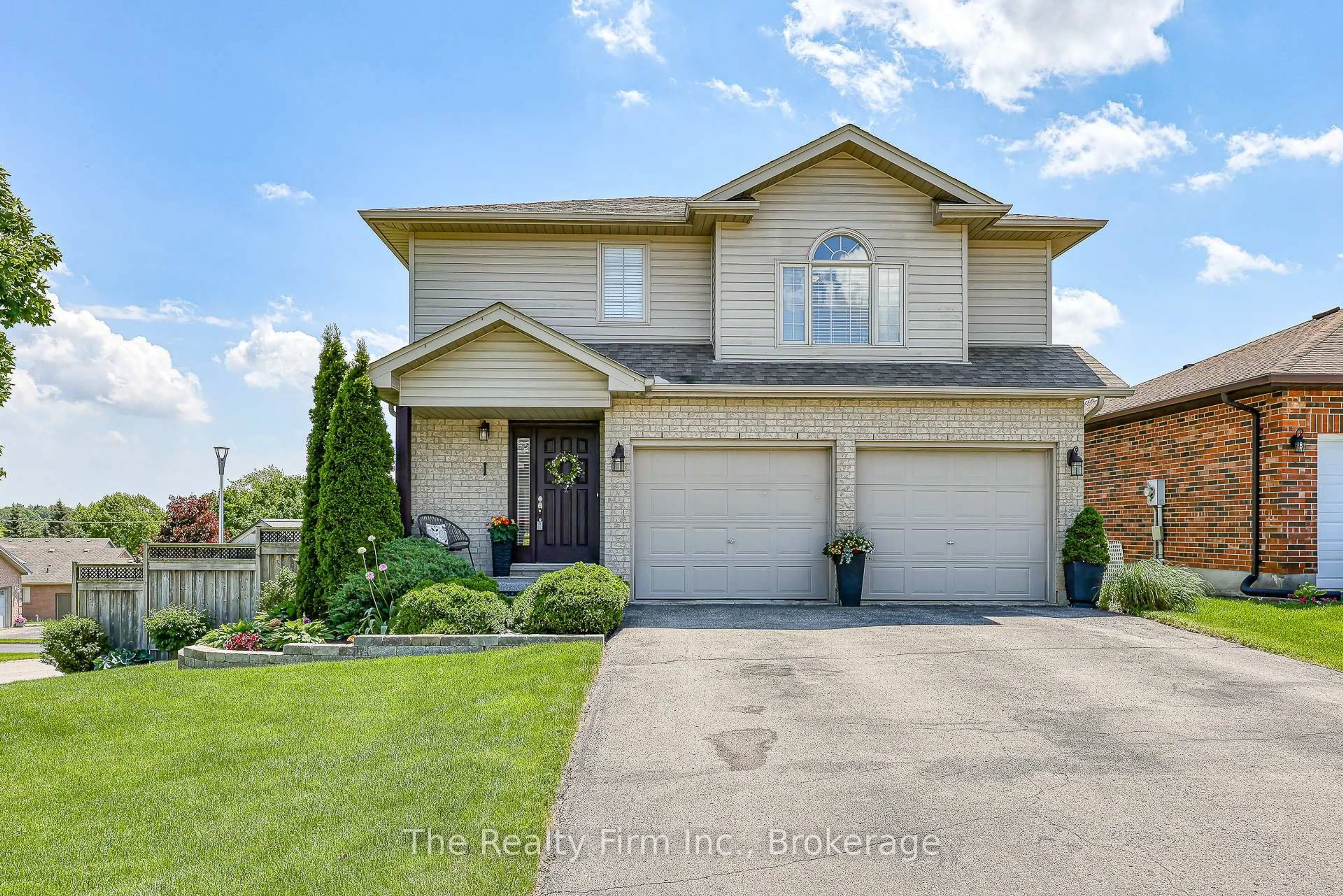 Home with brick exterior material, street for 1 Riverview Rd, Ingersoll Ontario N5C 4B5