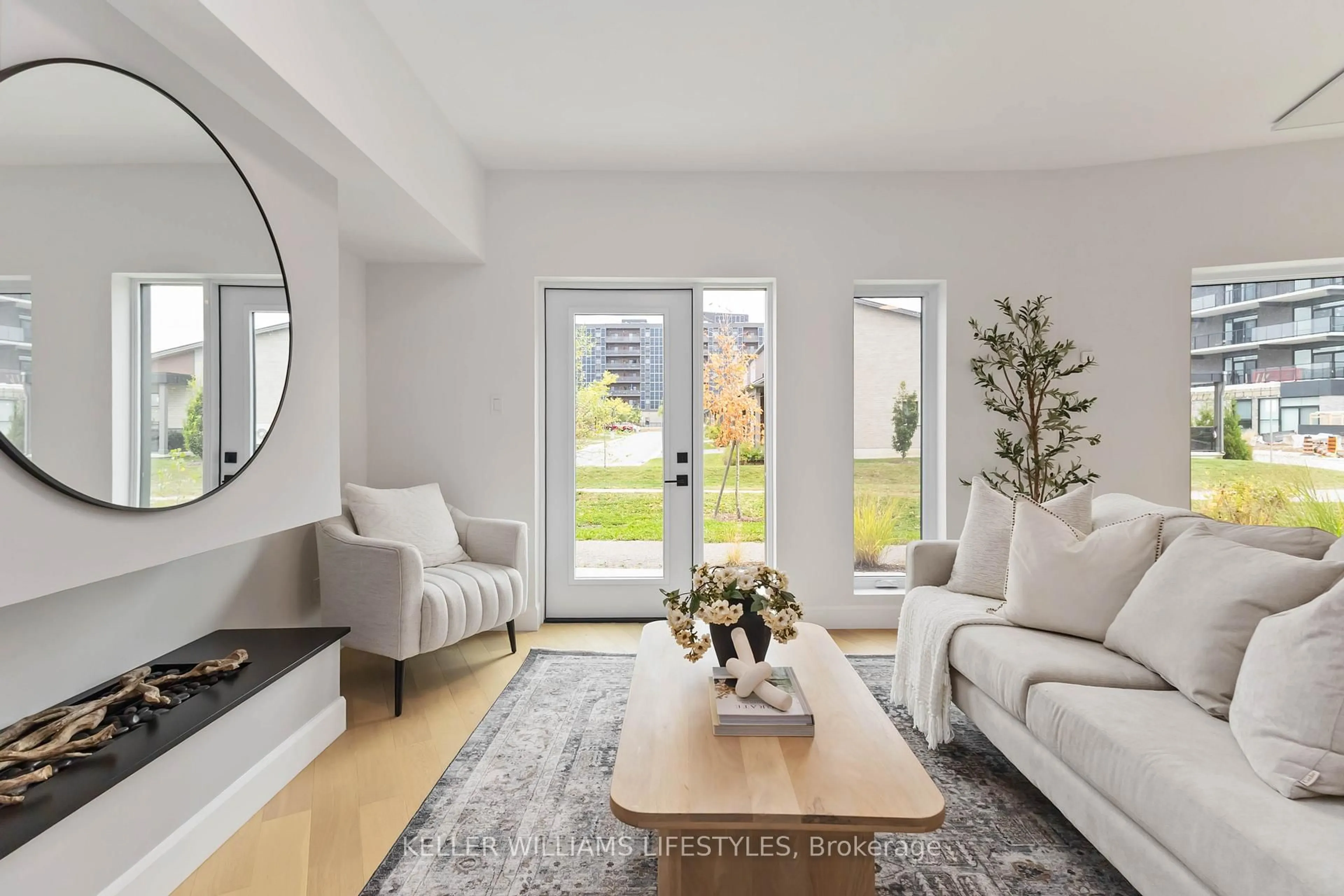 Living room with furniture, unknown for 2062 Lumen Dr #A110, London South Ontario N6K 0L3