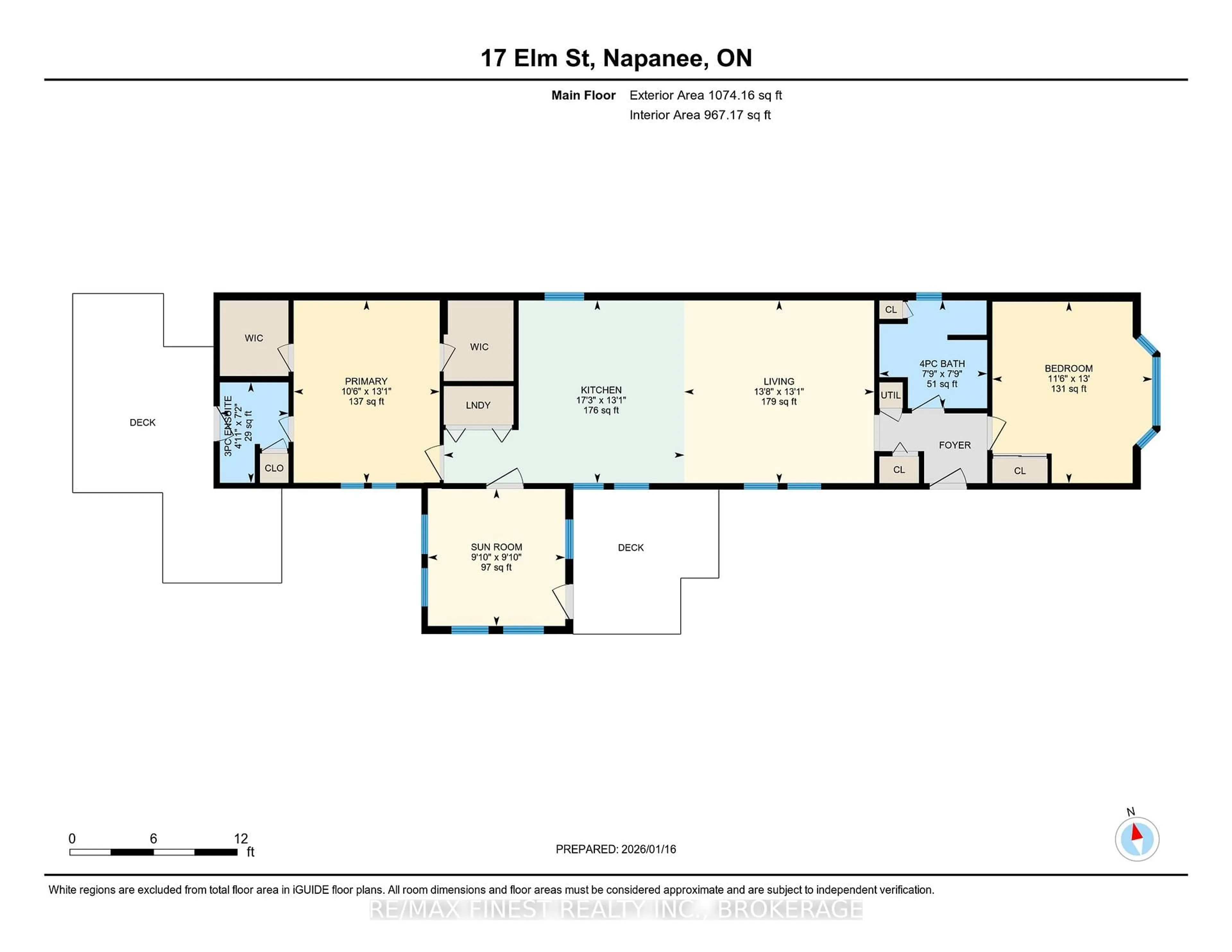 Floor plan for 17 ELM St, Greater Napanee Ontario K7R 0E9