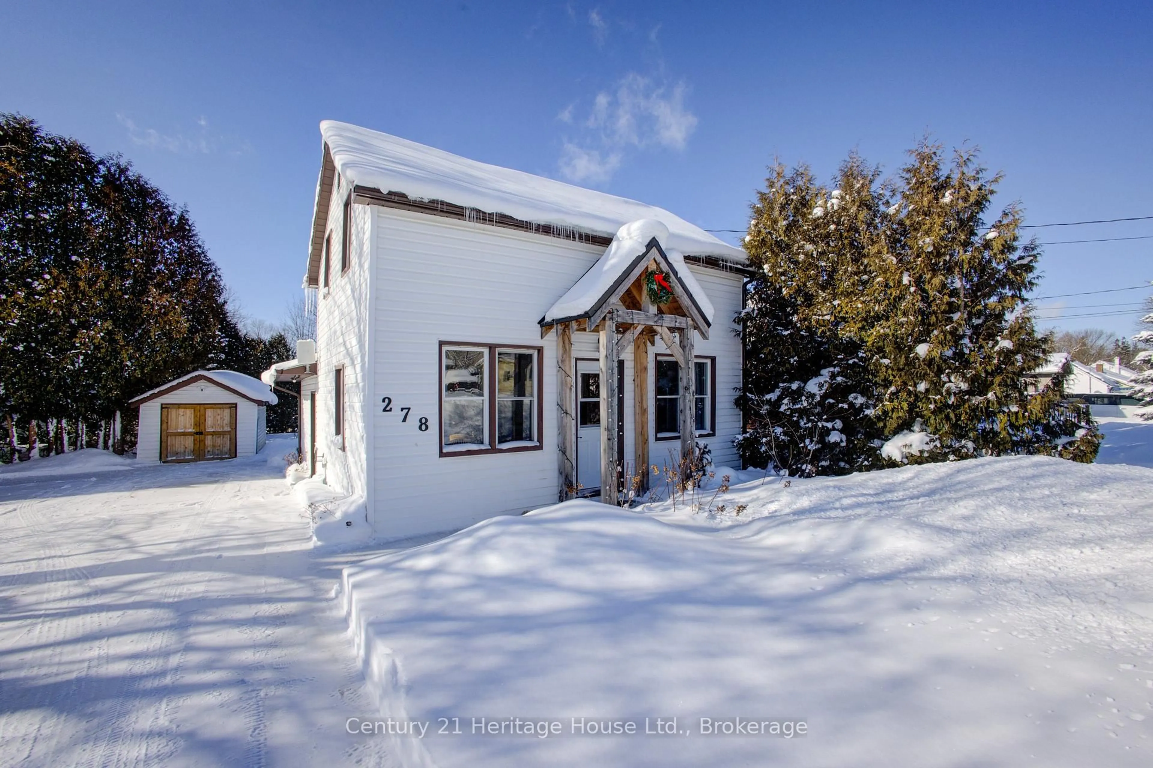 A pic from outside/outdoor area/front of a property/back of a property/a pic from drone, street for 278 Elgin St, West Grey Ontario N0G 1R0