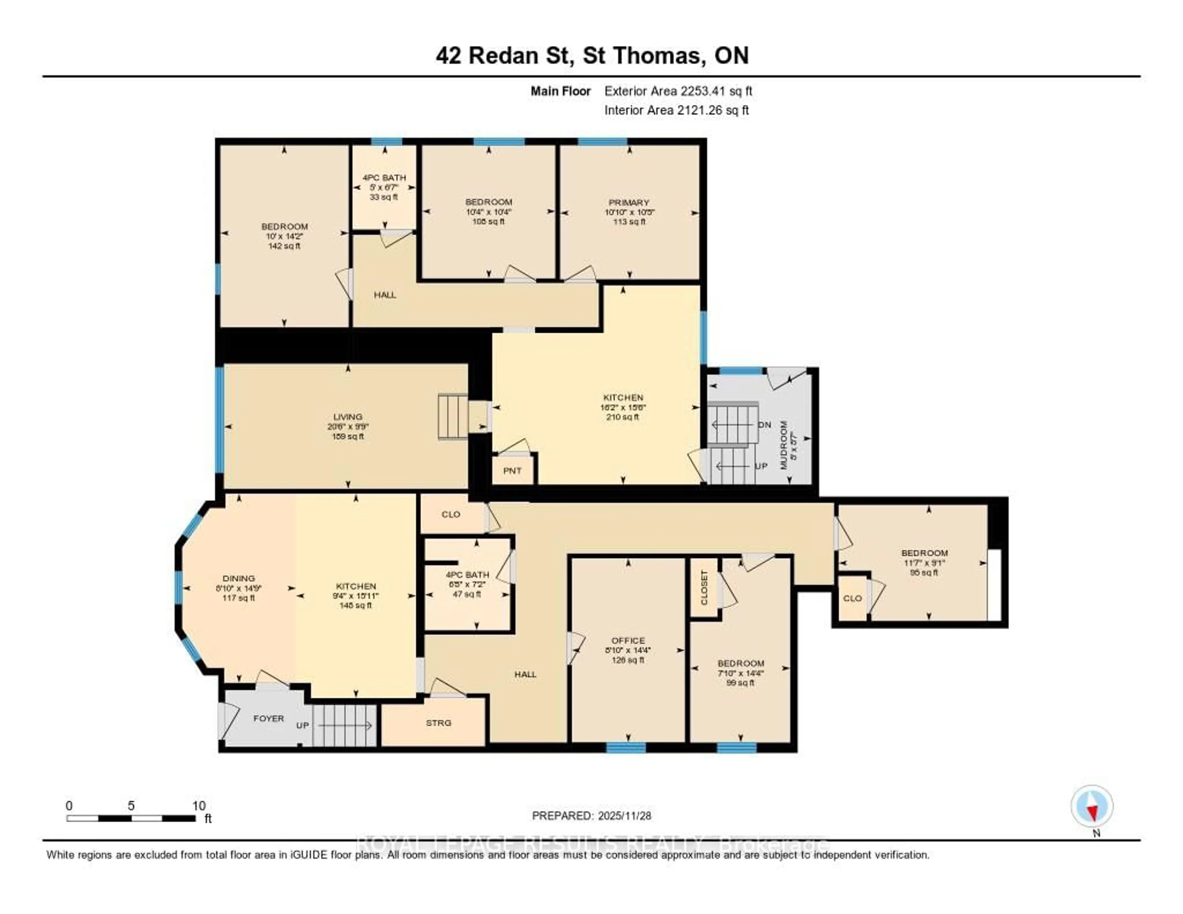 Floor plan for 42 Redan St, St. Thomas Ontario N5P 1T4