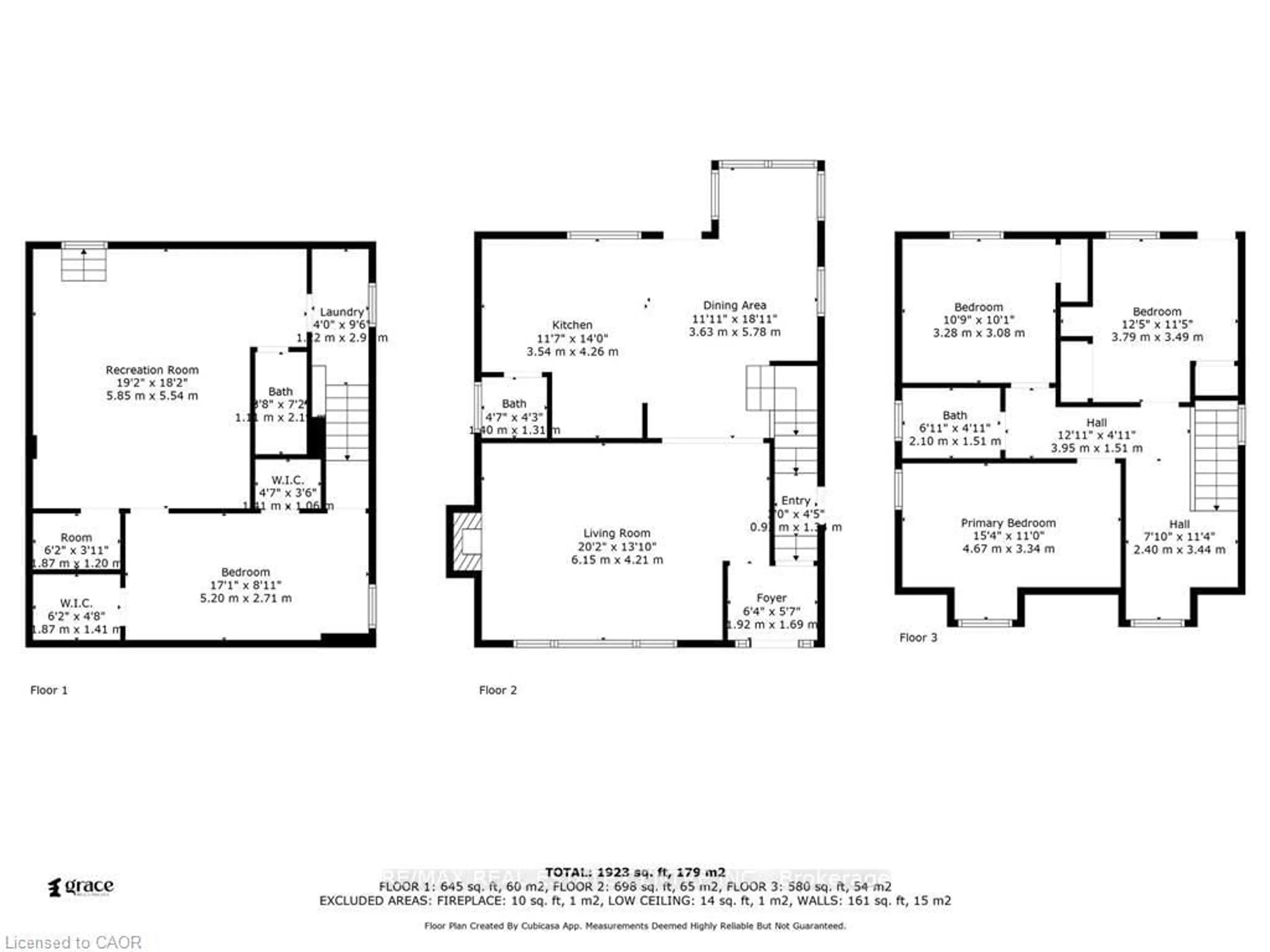 Floor plan for 231 Water St, Cambridge Ontario N1R 3B9