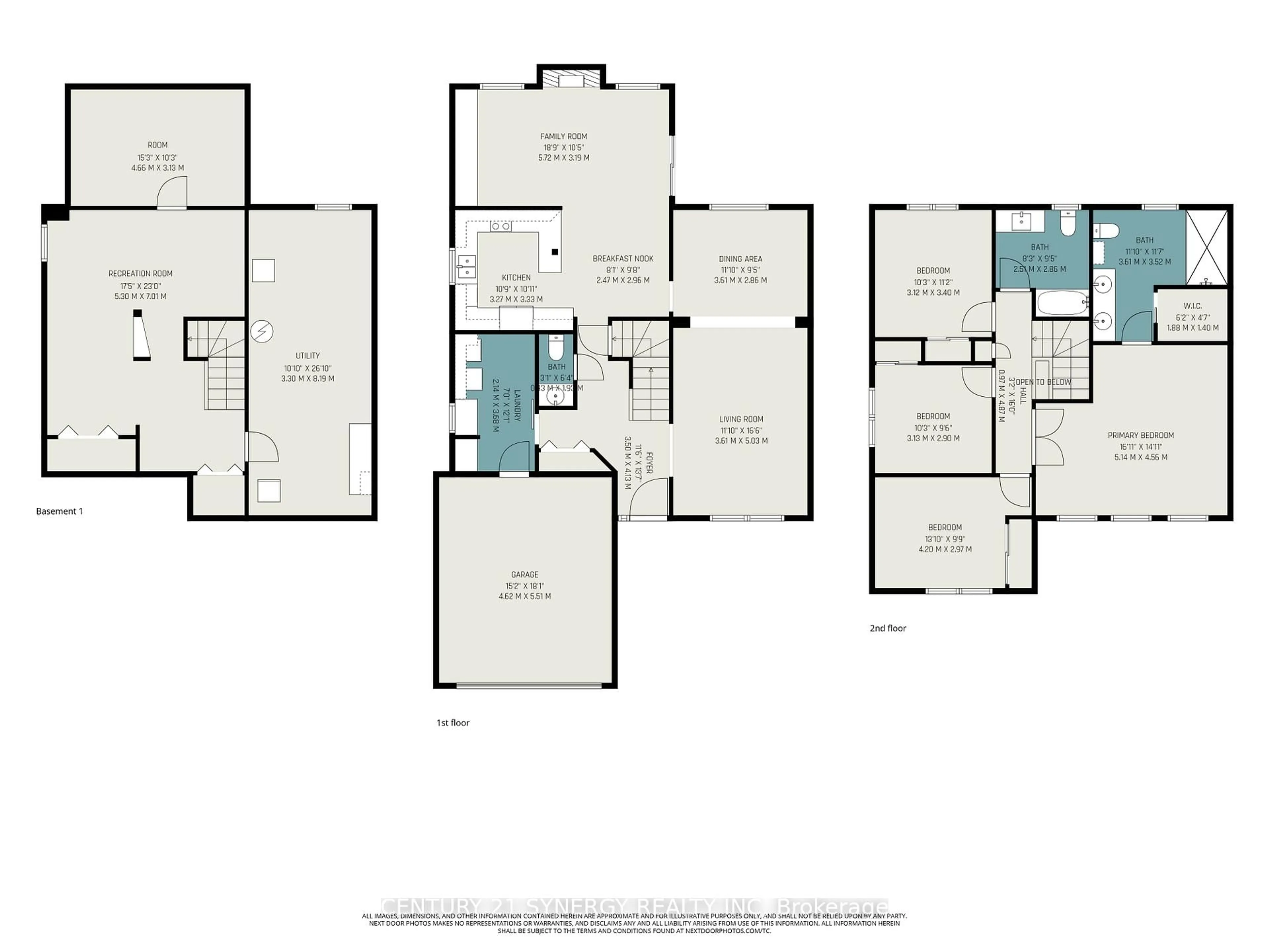 Floor plan for 1916 Leclair Cres, Orleans Ontario K1E 3S7