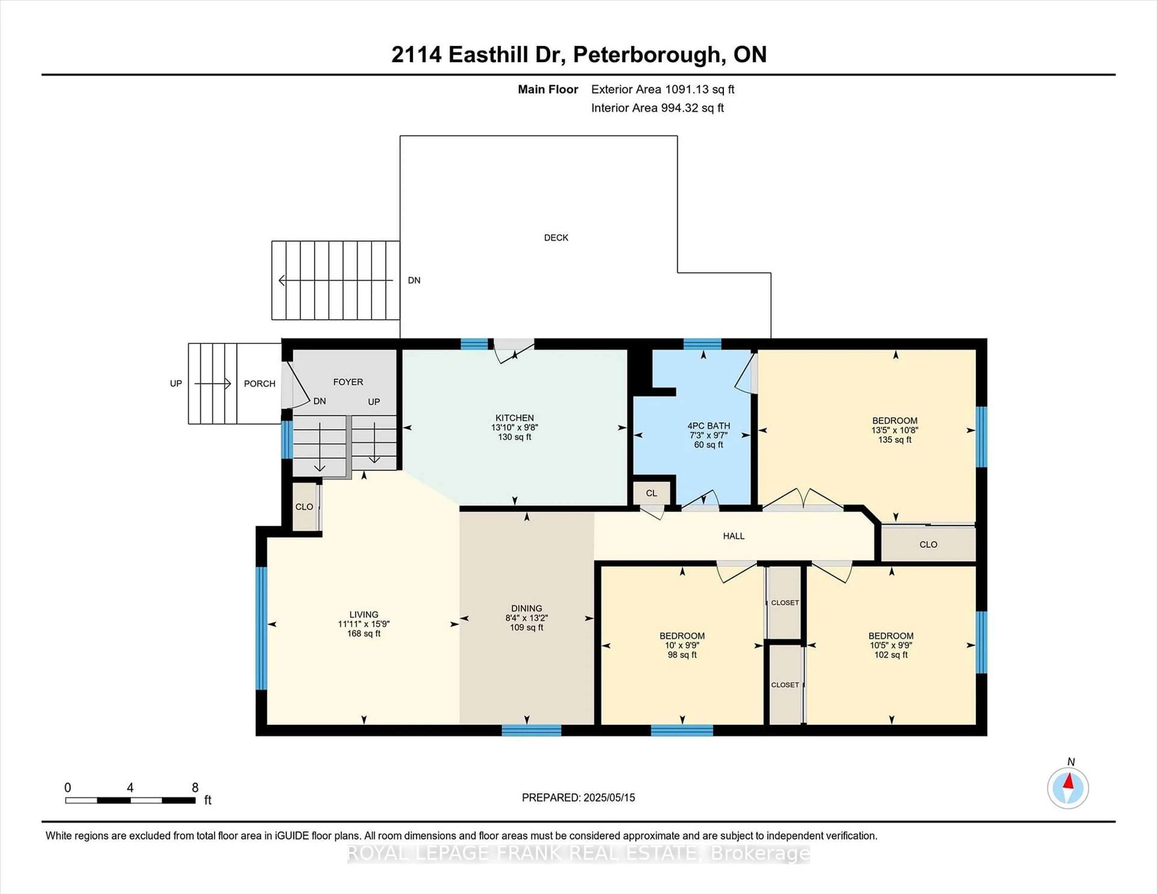 Floor plan for 2114 Easthill Dr, Peterborough Ontario K9L 1Y8