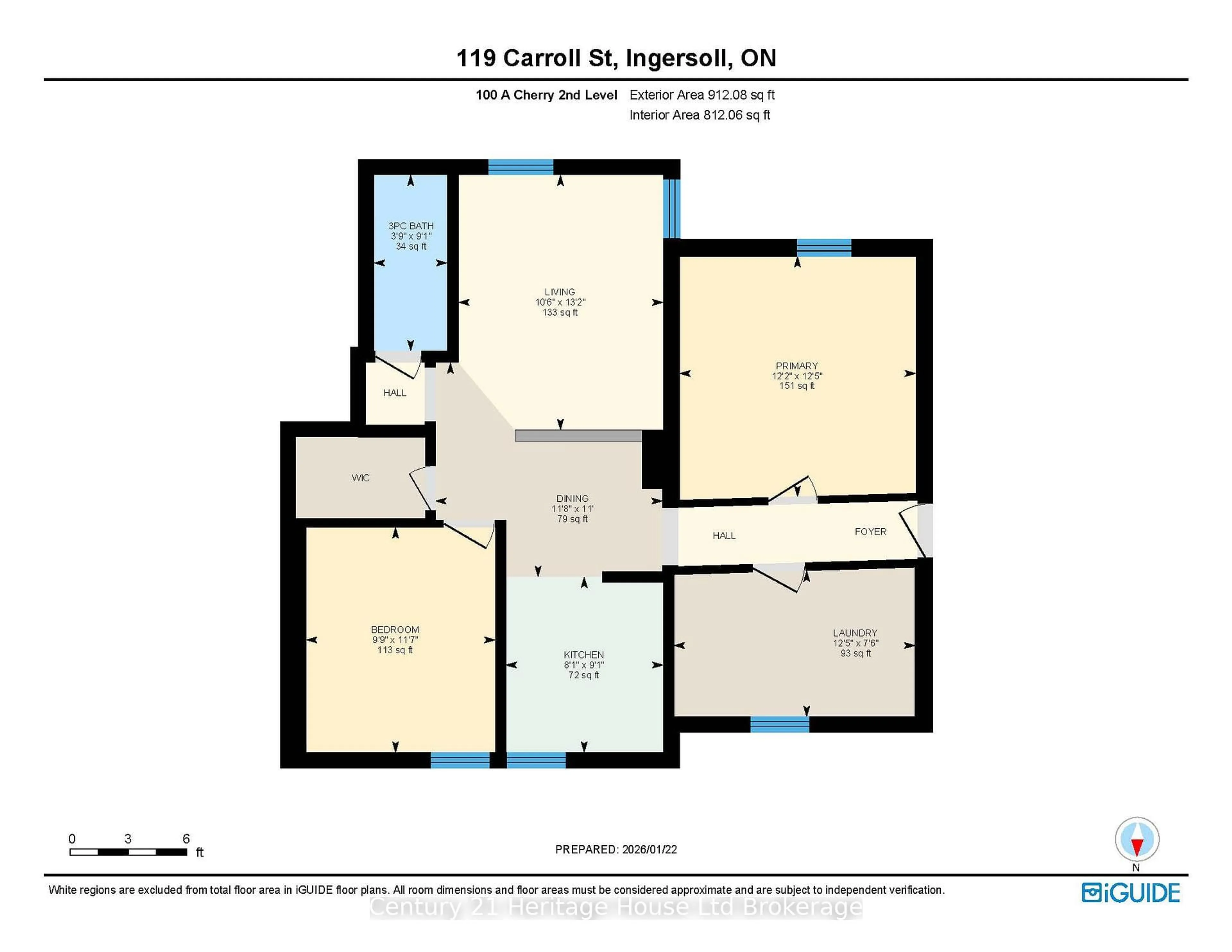 Floor plan for 119 Carroll St, Ingersoll Ontario N5C 1W3