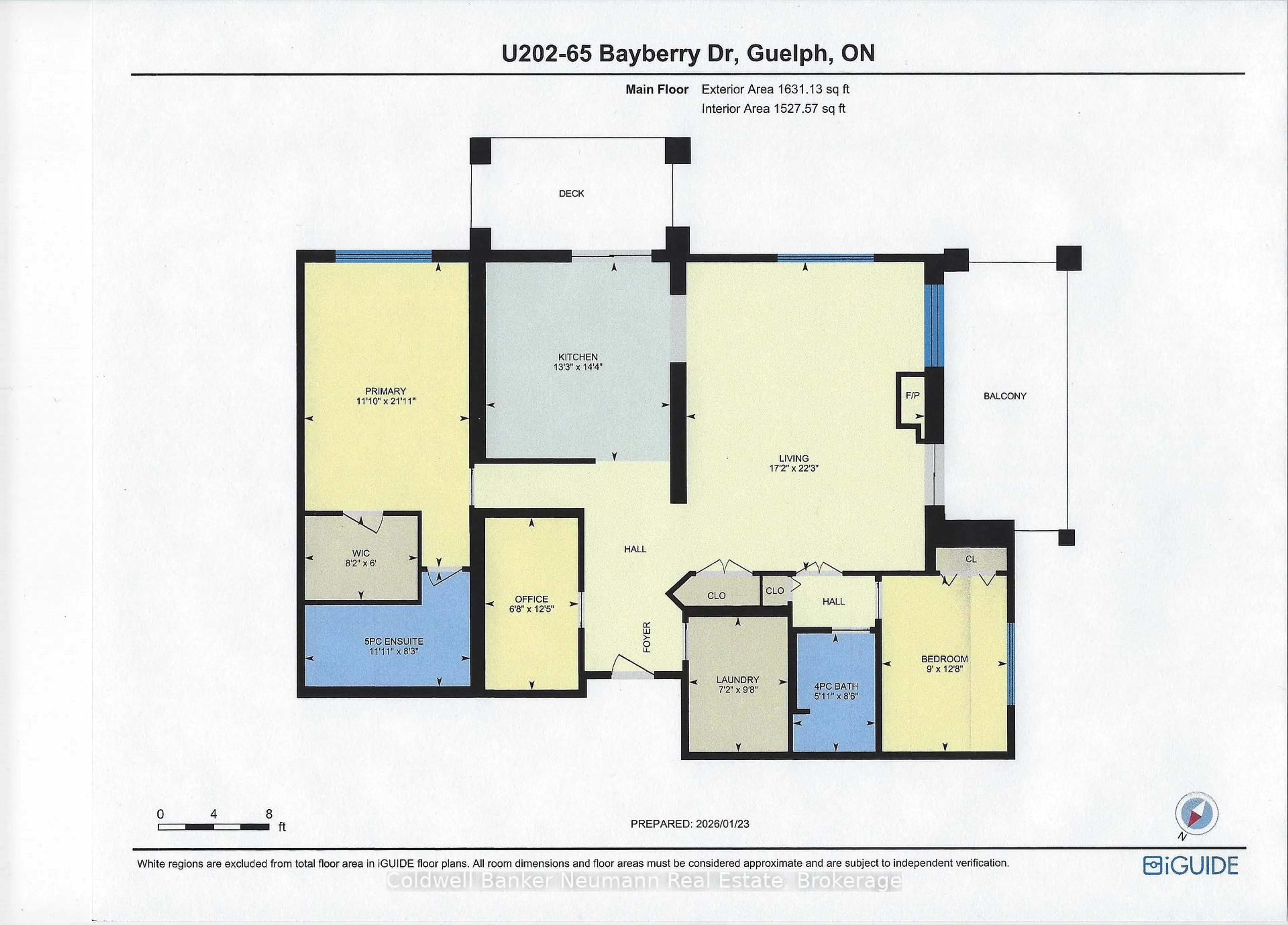 Floor plan for 65 Bayberry Dr #202, Guelph Ontario N1G 5K8