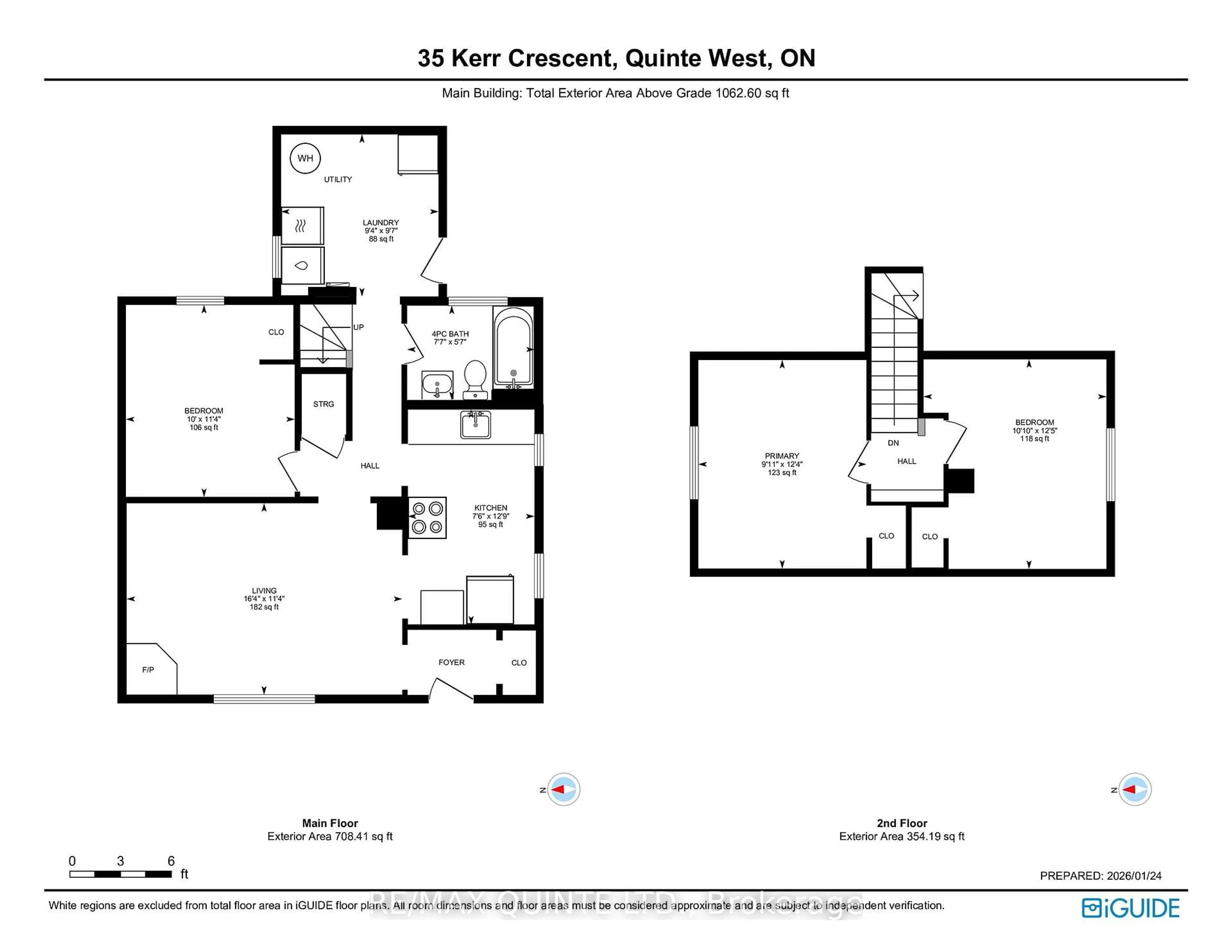 Floor plan for 35 Kerr Cres, Quinte West Ontario K8V 2W2