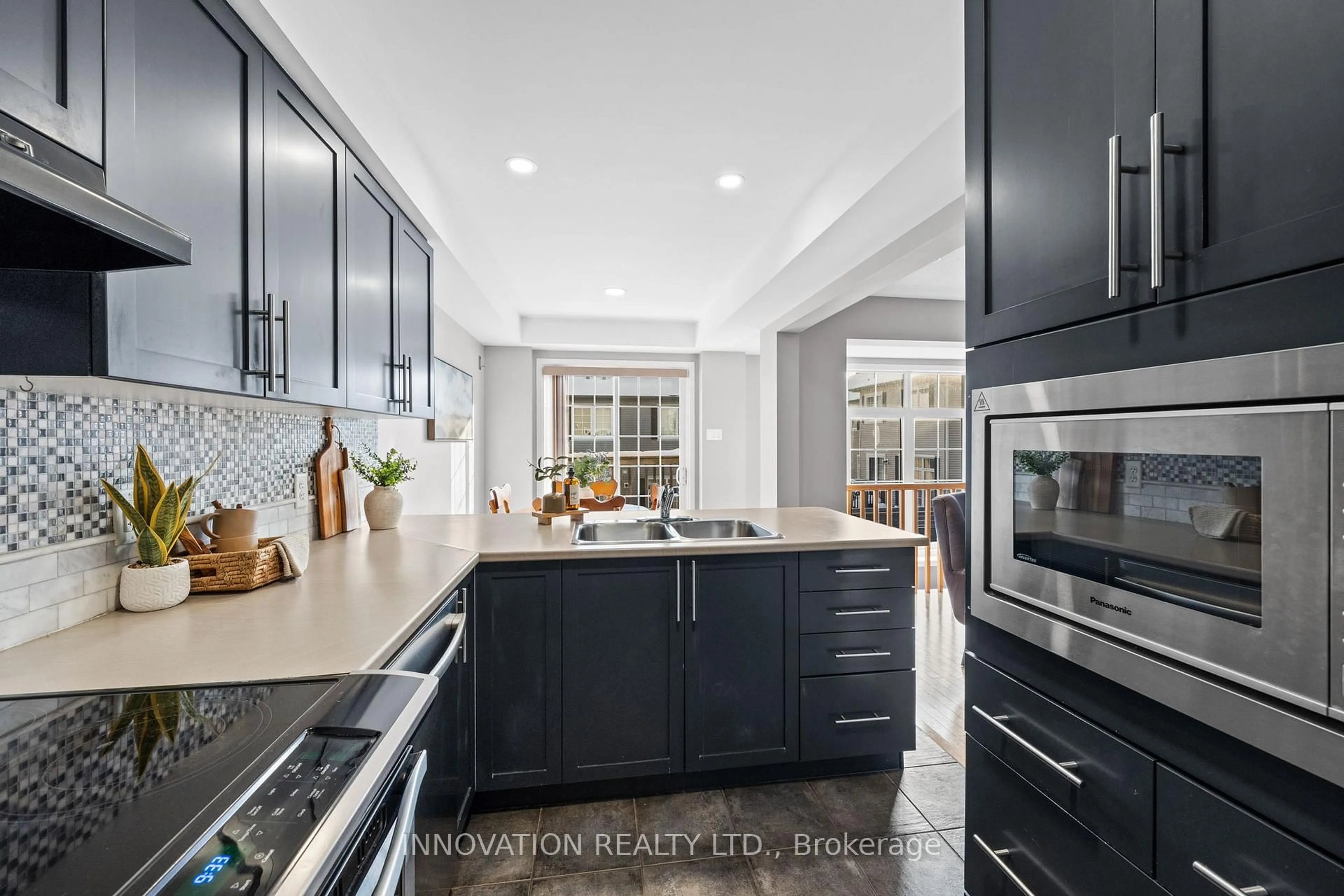 Contemporary kitchen, ceramic/tile floor for 565 Dalewood Cres, Ottawa Ontario K2S 0L3