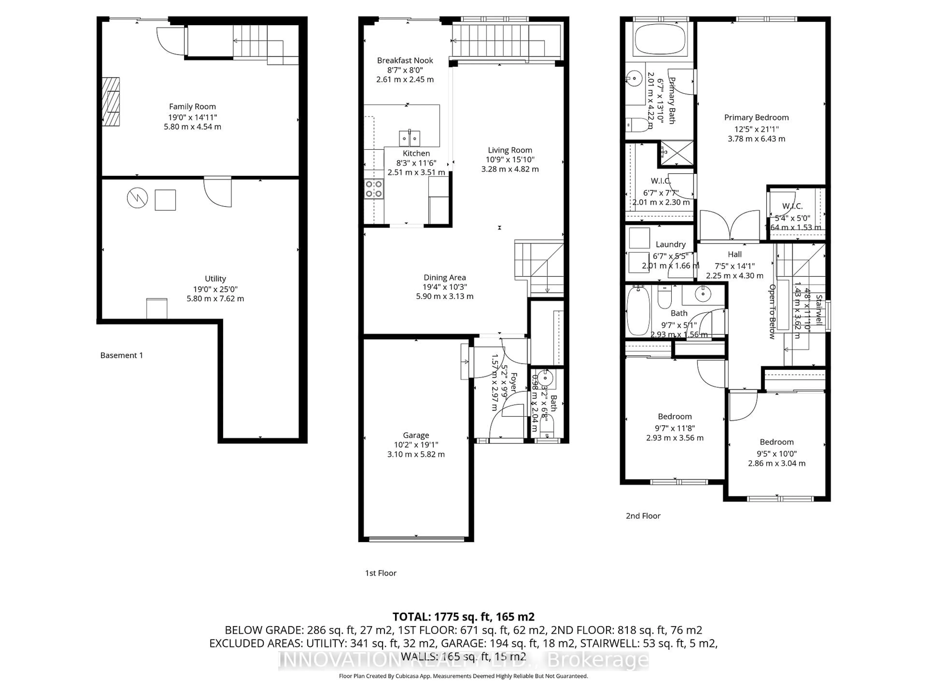 Floor plan for 565 Dalewood Cres, Ottawa Ontario K2S 0L3