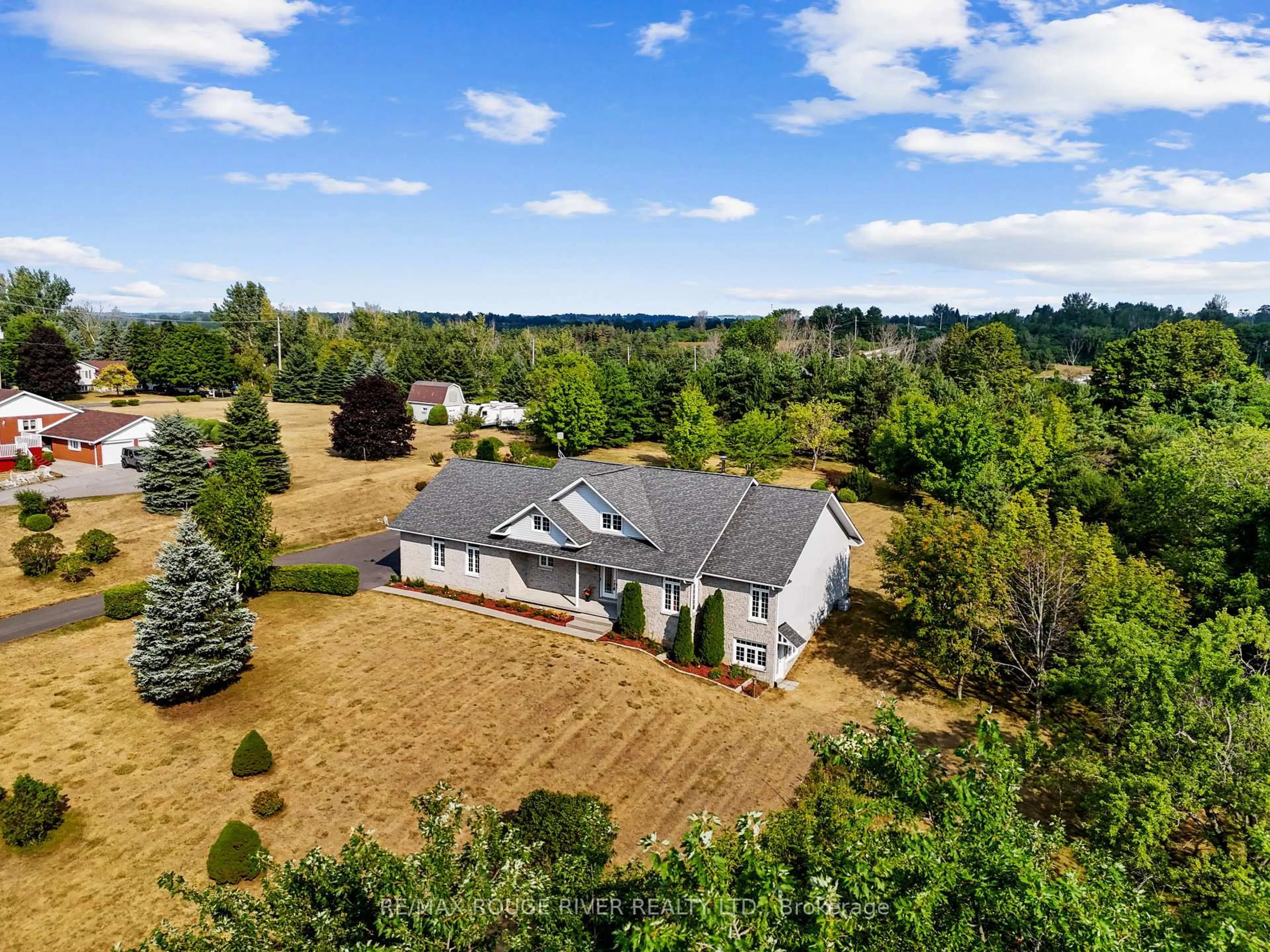 A pic from outside/outdoor area/front of a property/back of a property/a pic from drone, unknown for 9138 Danforth Rd, Cobourg Ontario K9A 4J8