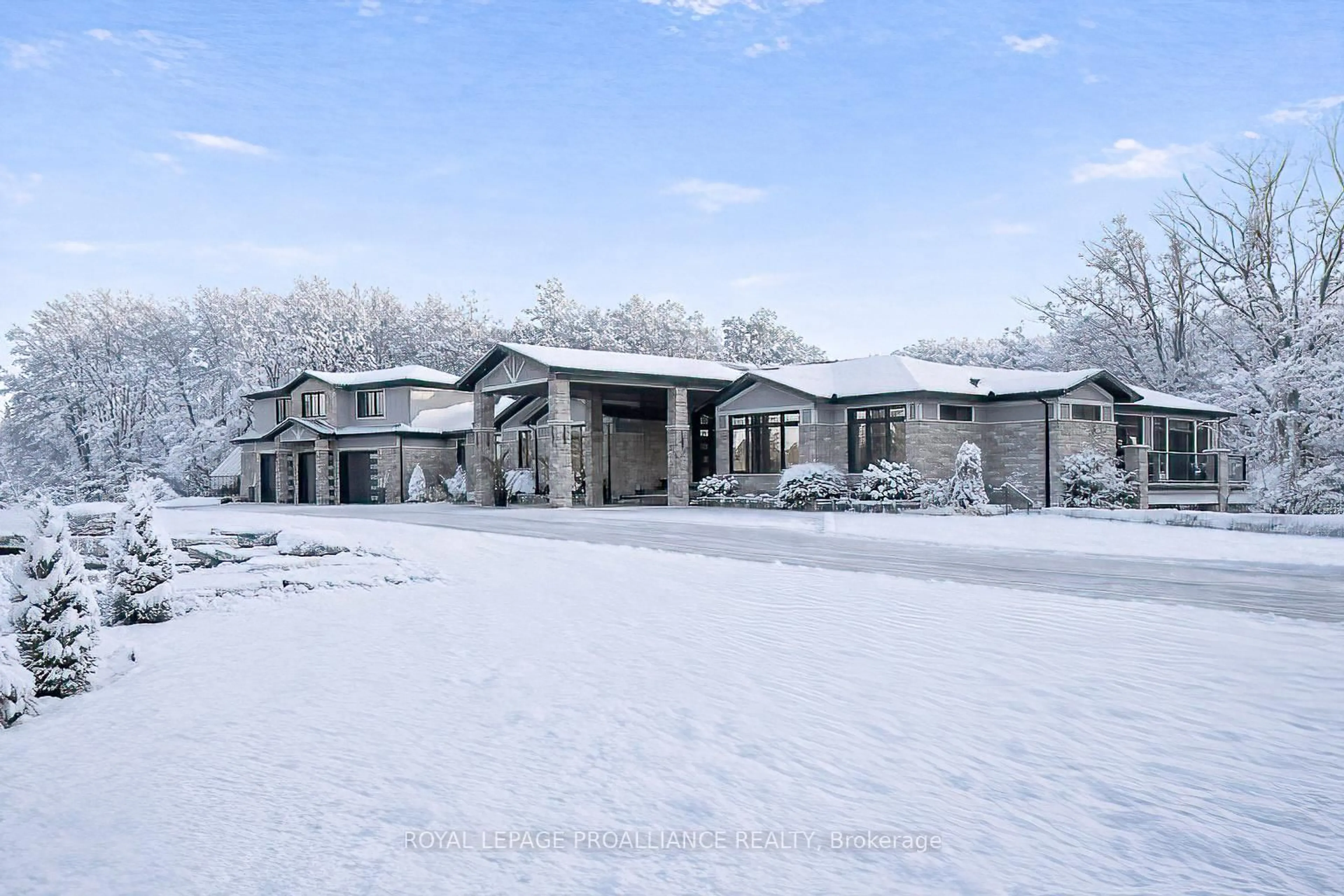 A pic from outside/outdoor area/front of a property/back of a property/a pic from drone, unknown for 1308 County Rd 40, Ingleside Ontario K8V 5P4